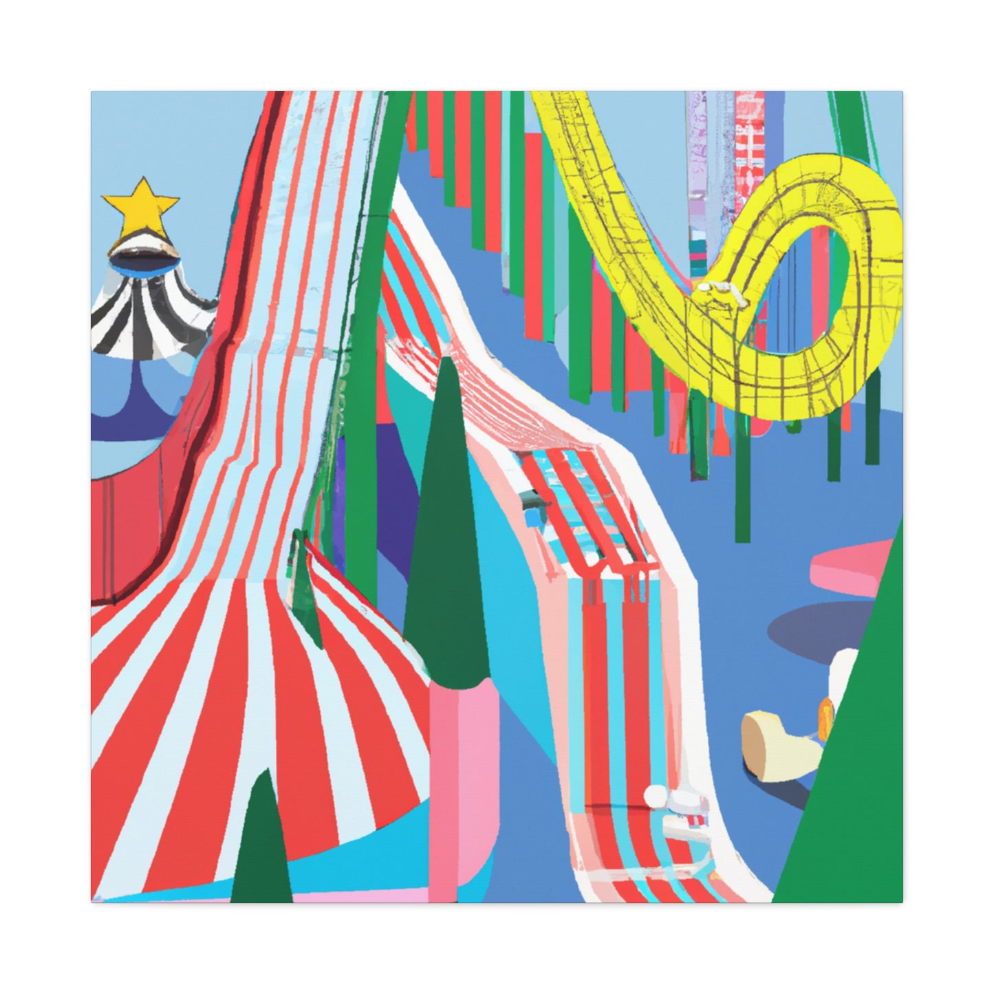 Hoot N Holler - Amusement - Canvas