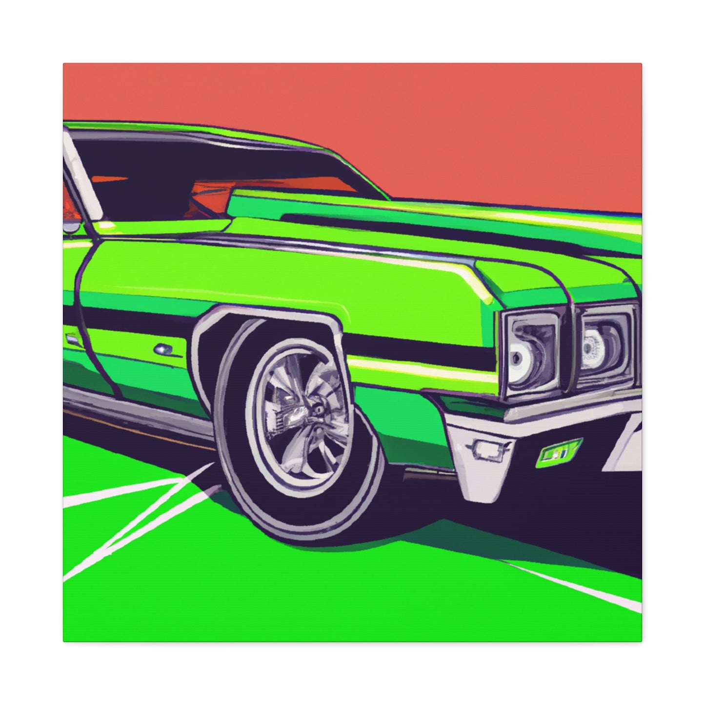 The Spitfire - Automobile - Canvas