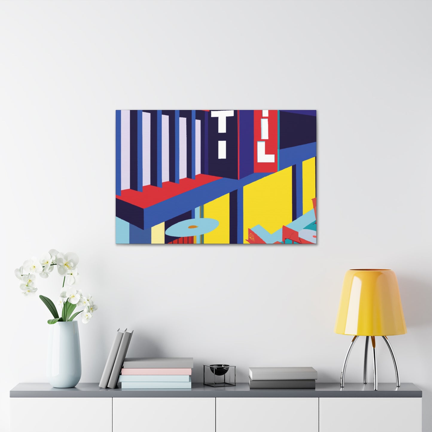 "Aviated Elegance - Midcentury" - Canvas