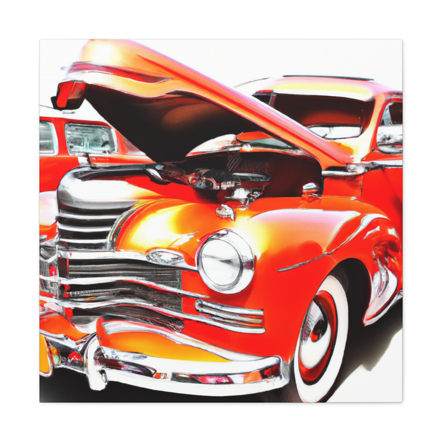 Redish Relic - Automobile Canvas