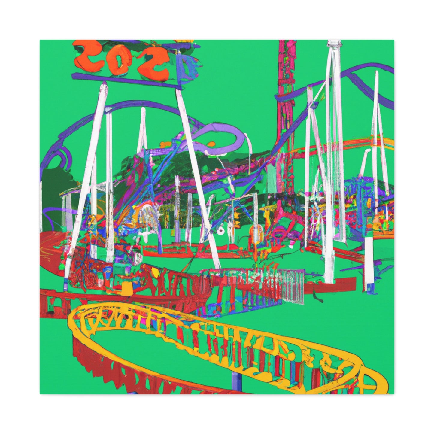 Fiesta Frenzy - Amusement - Canvas