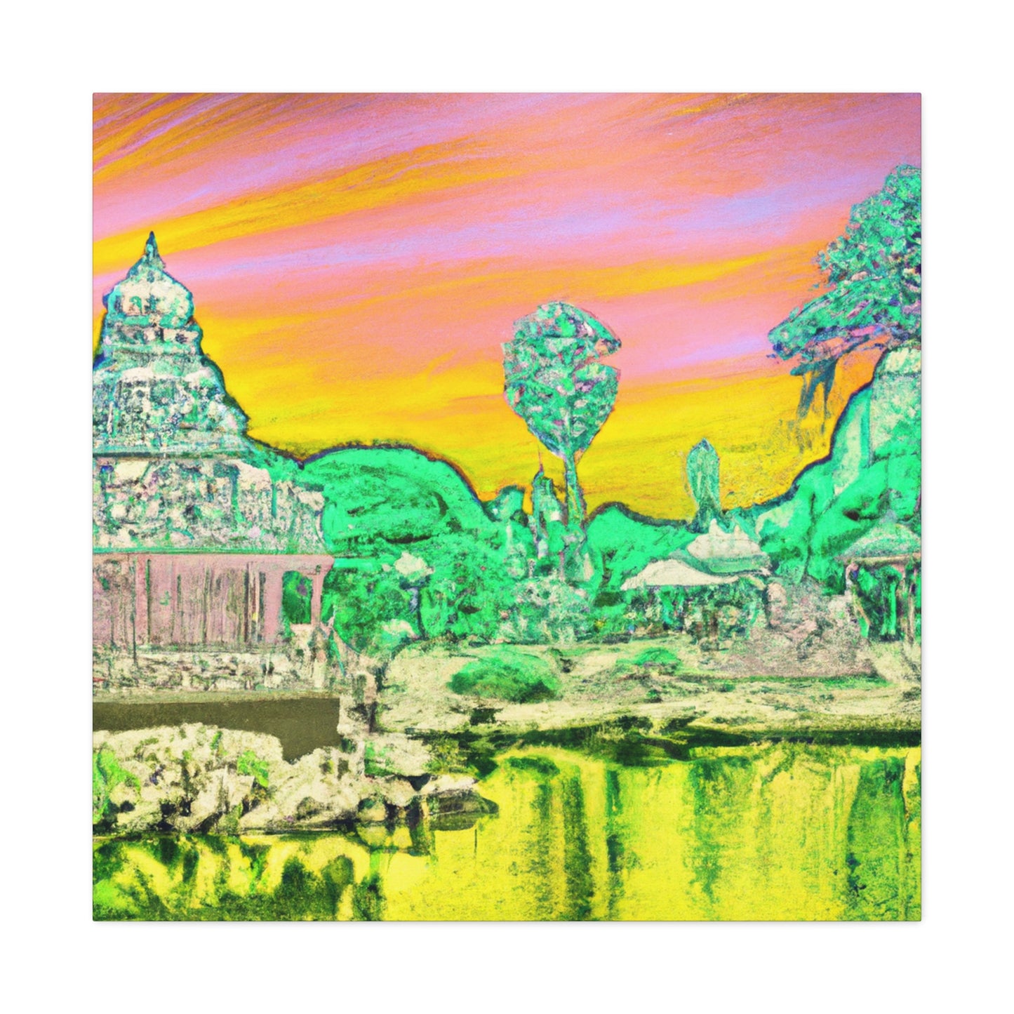 Taj Mahal - Destination India - Canvas
