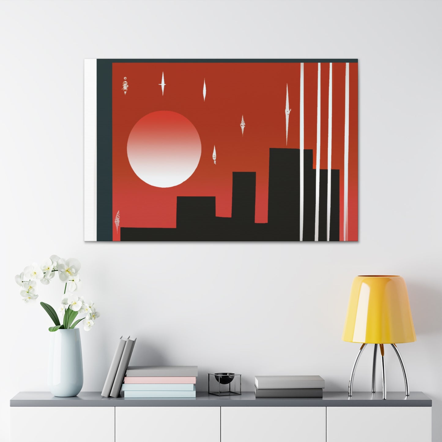City Of Dreams - Midcentury Canvas