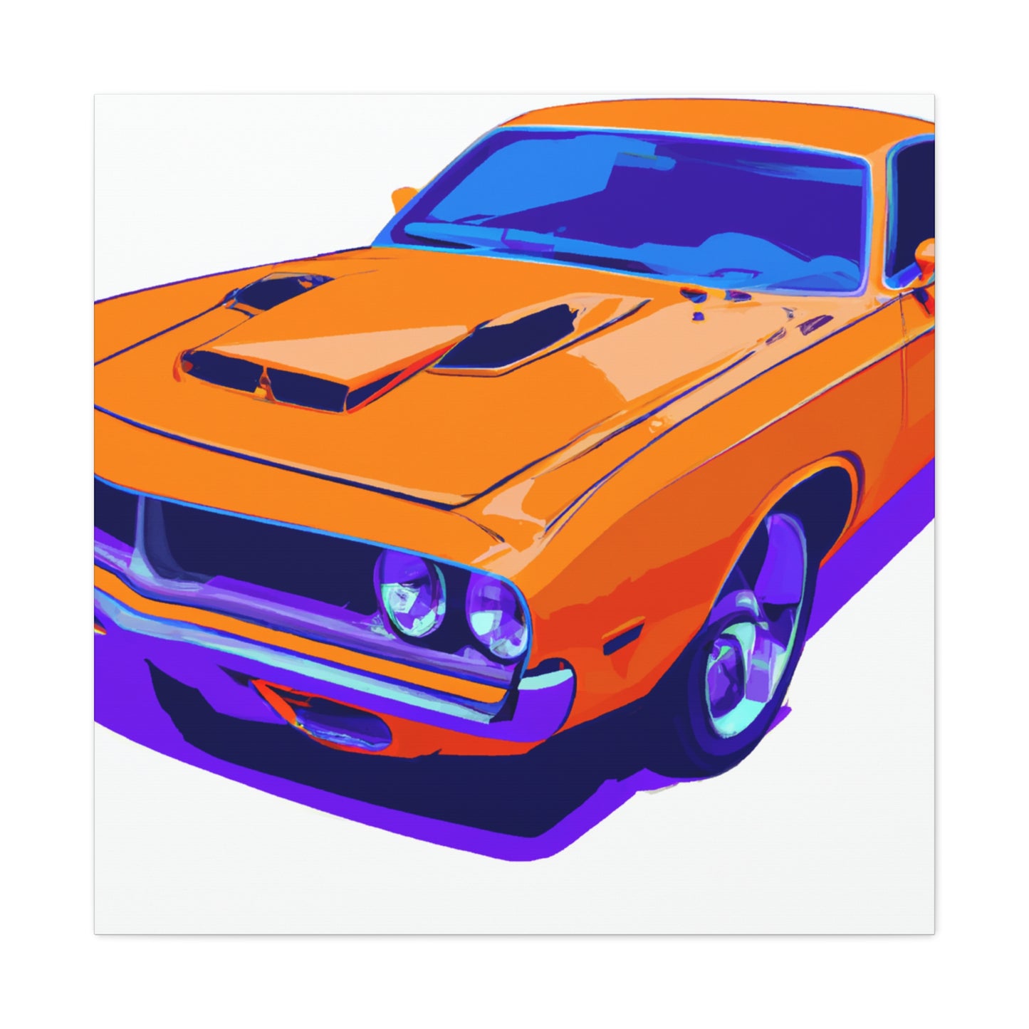 The Street Streaker - Automobile - Canvas