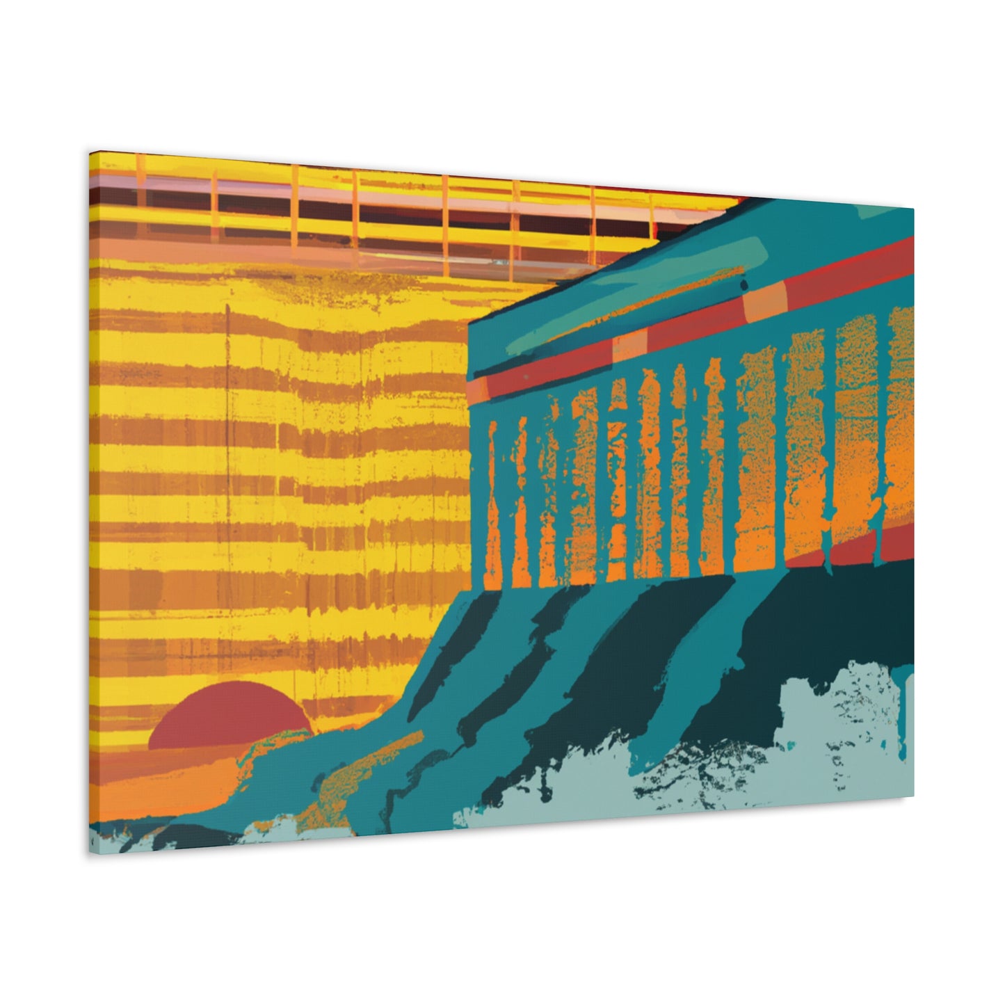 Furfin Flying Fox - Midcentury Canvas