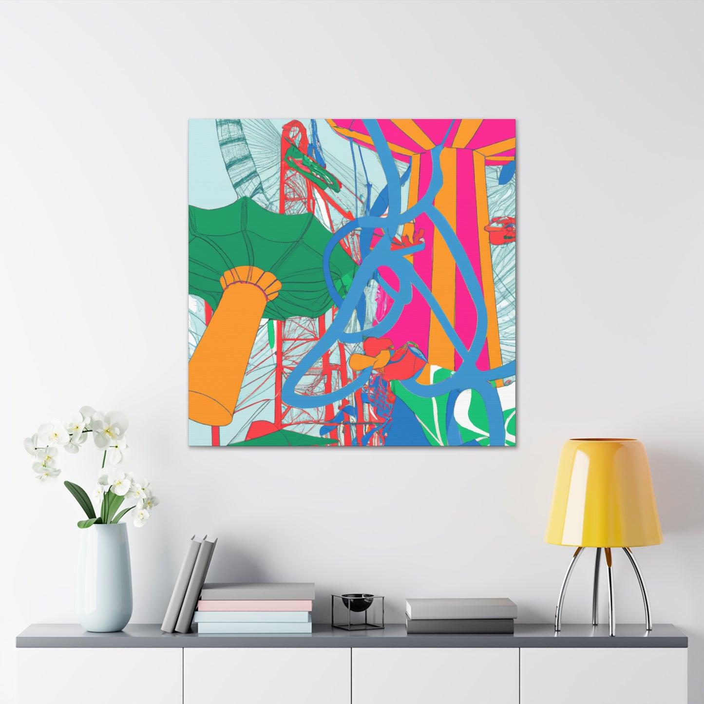 Fantascape - Amusement - Canvas