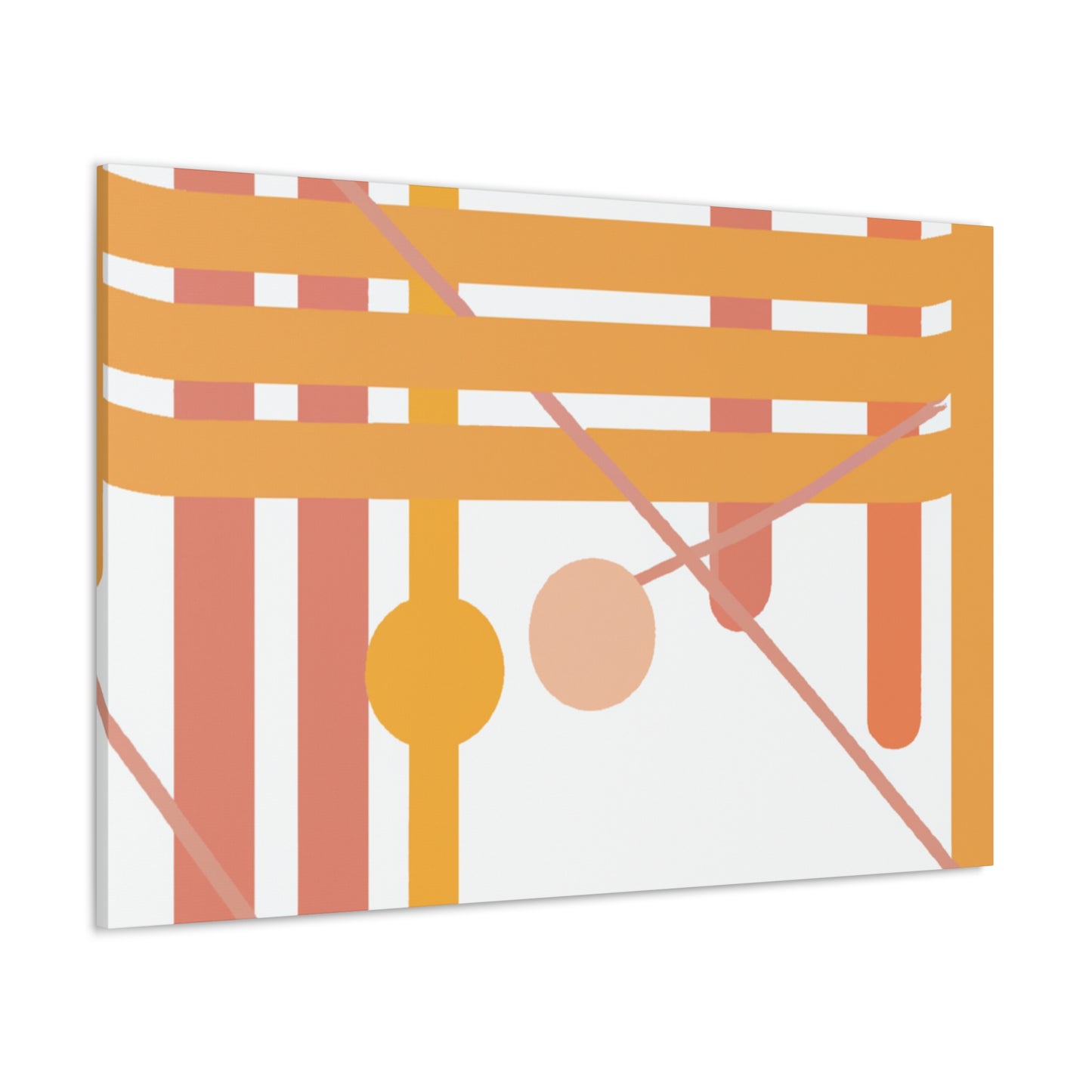 Lagoon Paradise - Midcentury - Canvas