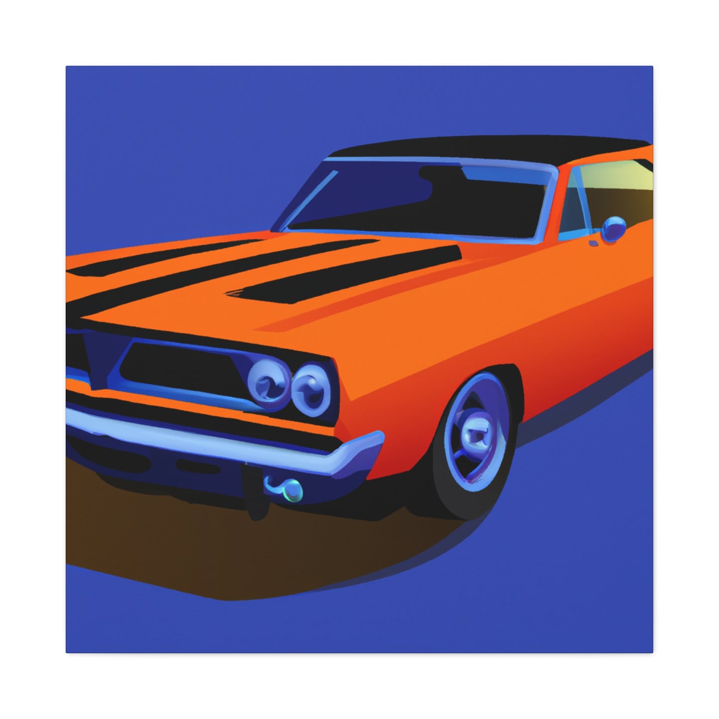 Vintage Vixen - Automobile - Canvas