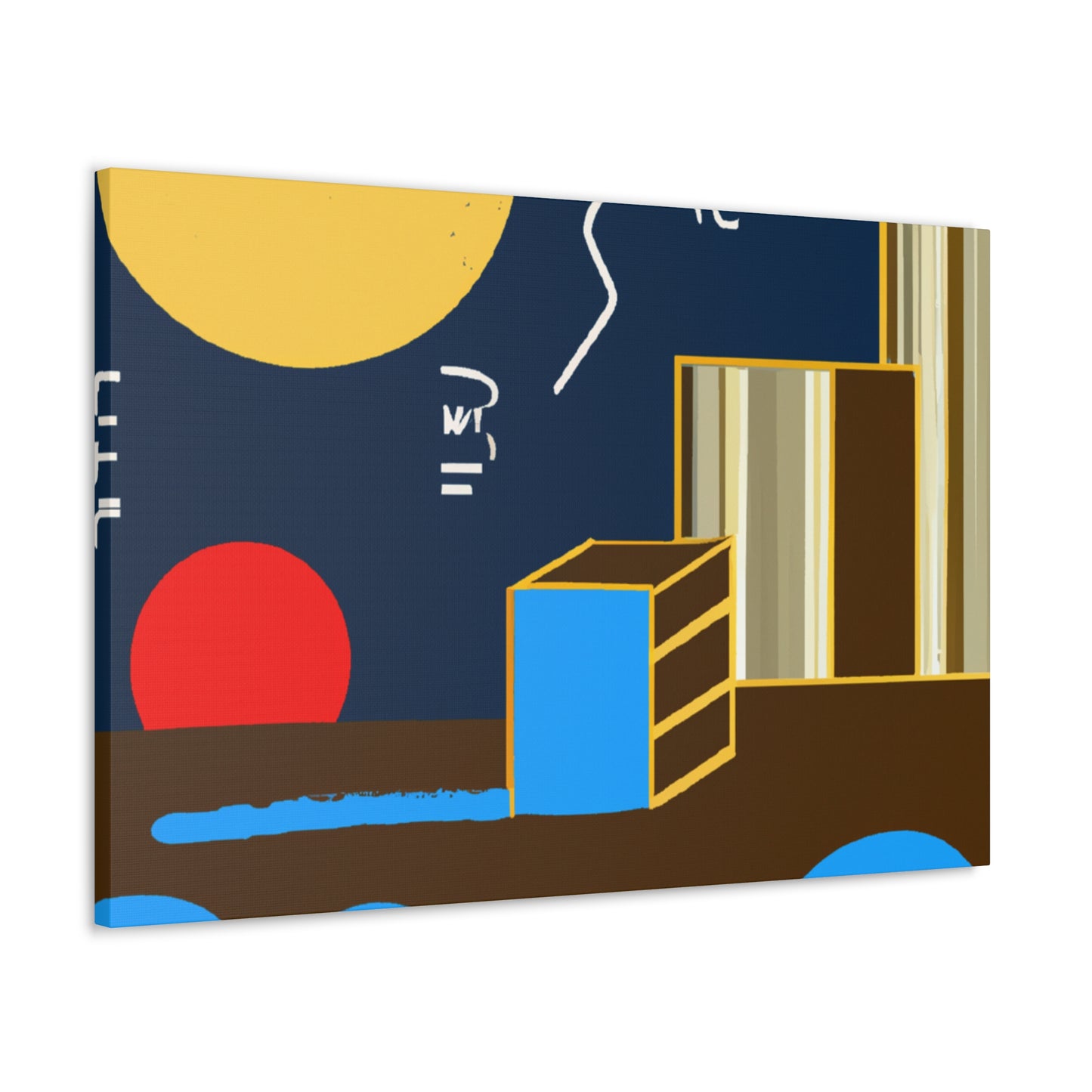 Lines of Inception - Midcentury - Canvas