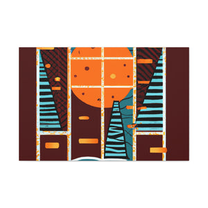 Surge of Geometry - Midcentury - Canvas