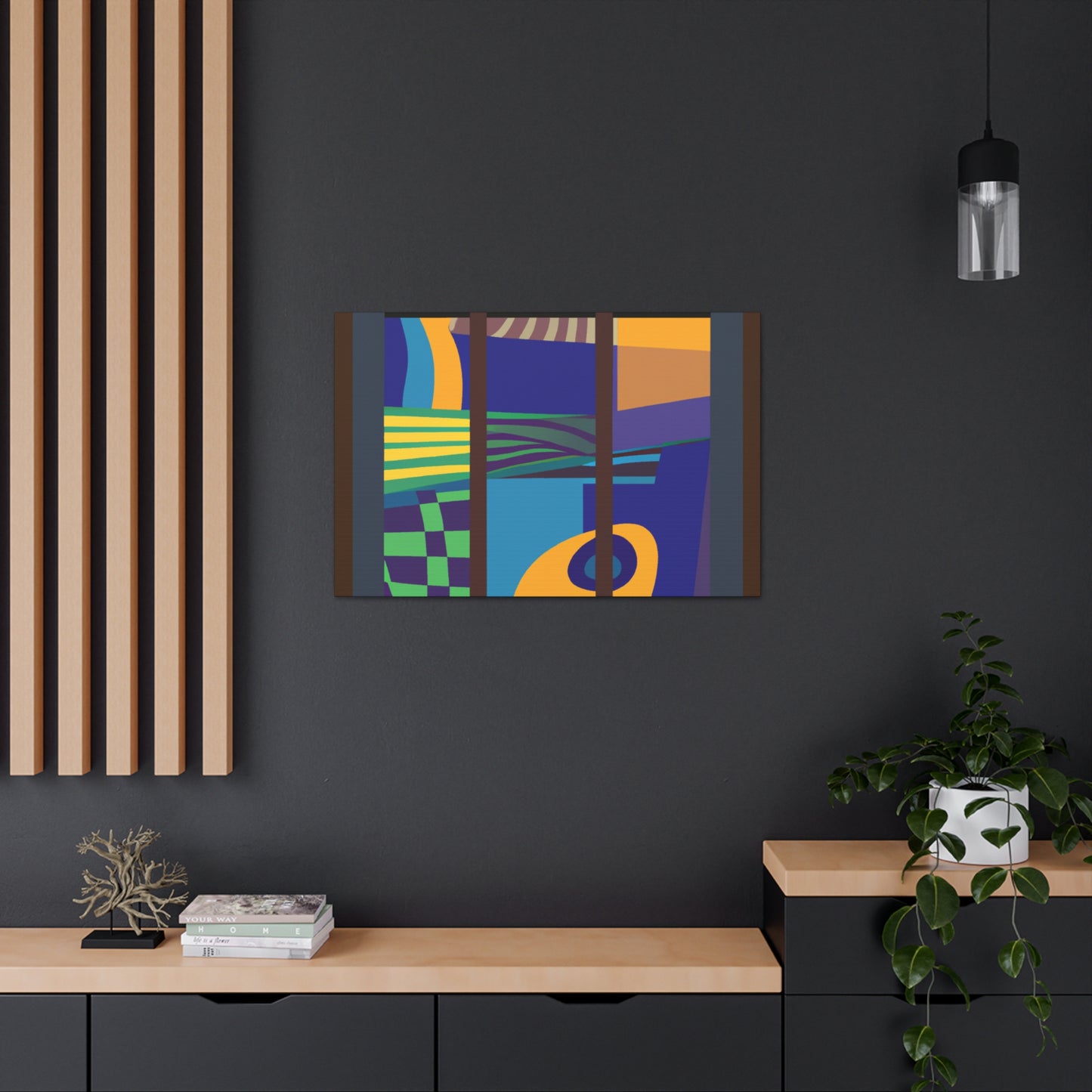 Amaze-Owl - Midcentury Canvas