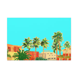 Sandy Oasis - Architectural - Canvas