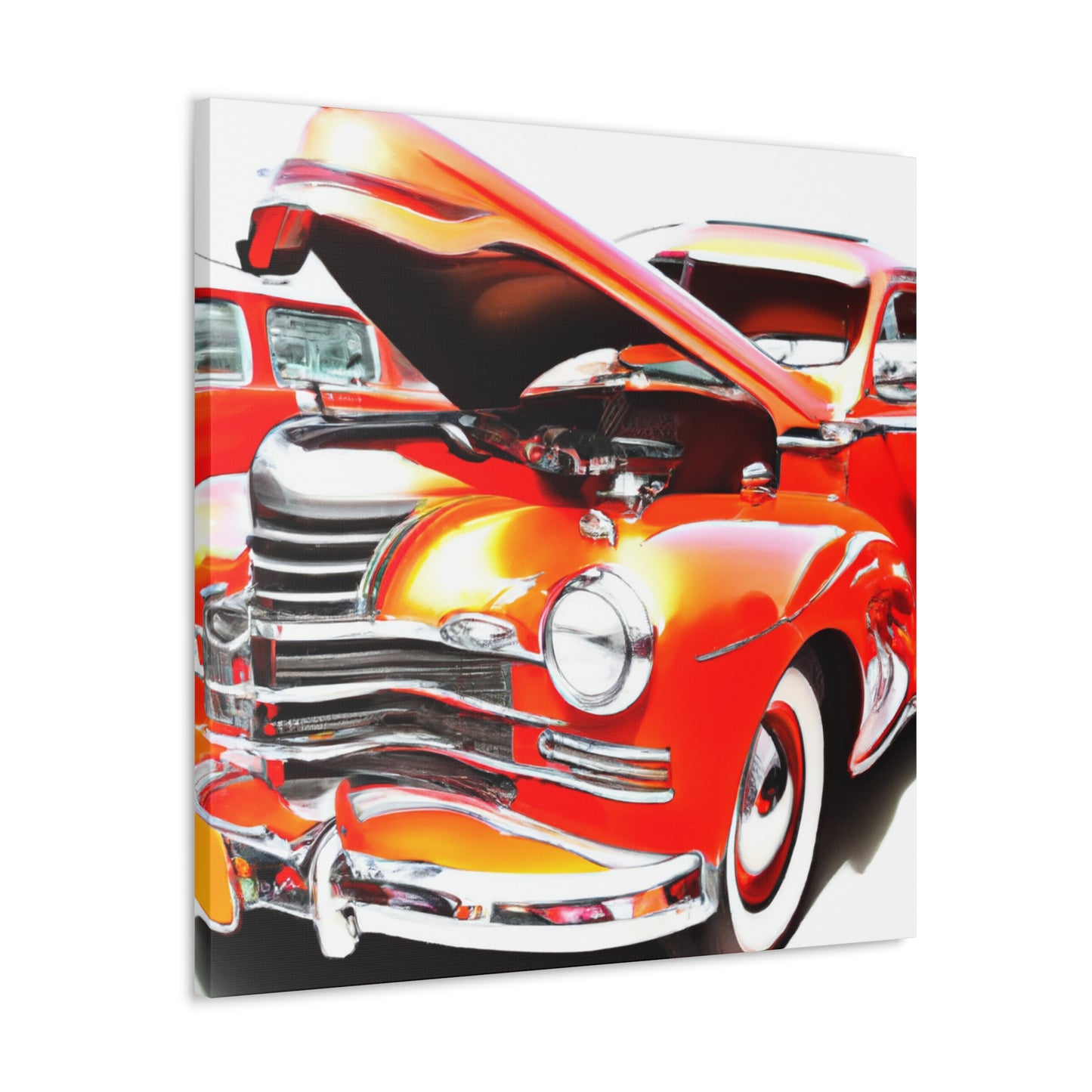 Redish Relic - Automobile Canvas