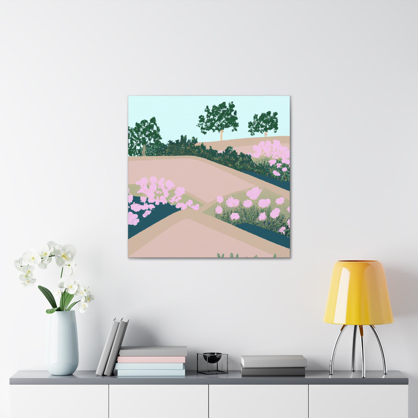 Floral Fantasy - Landscape - Canvas