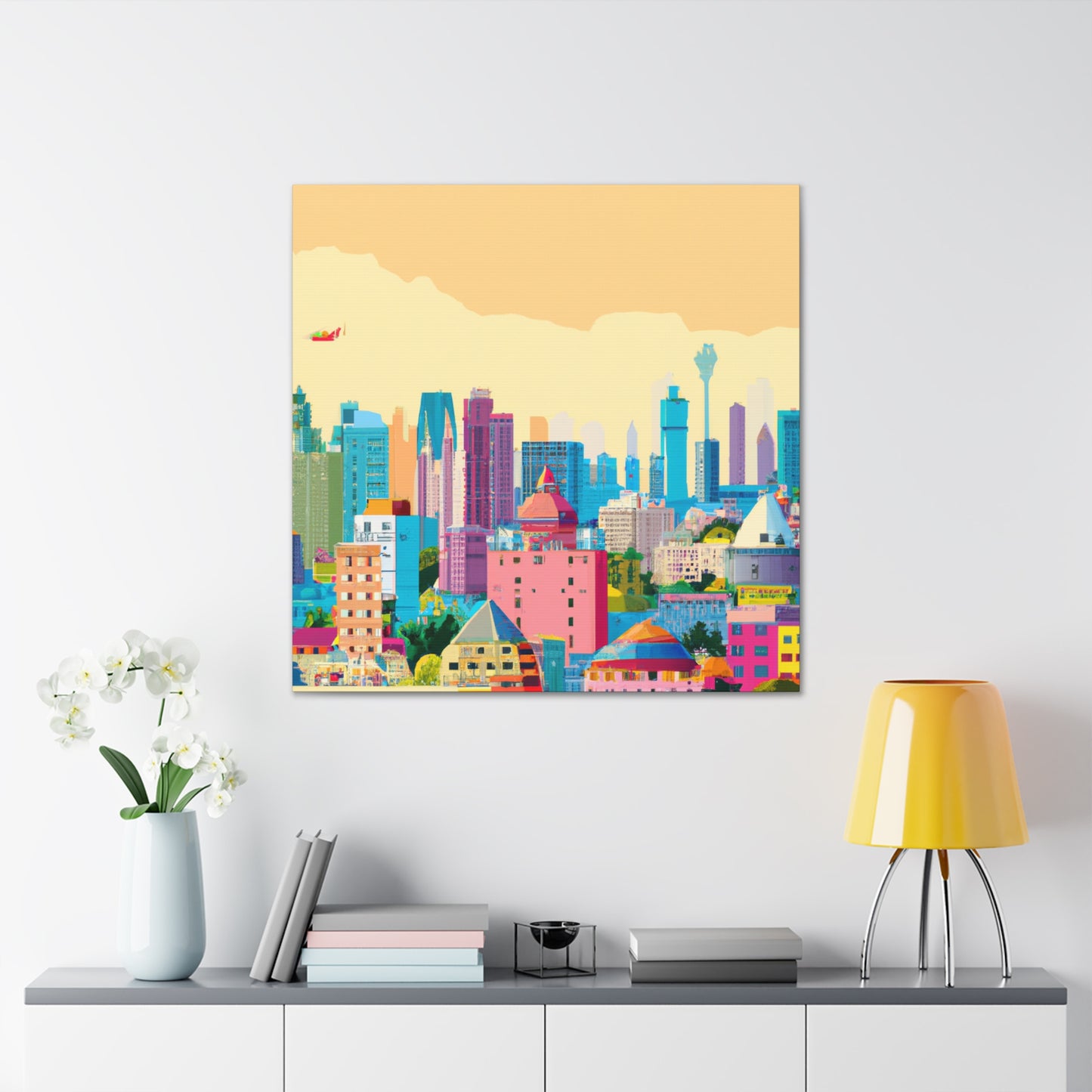 Vibrant Delhi - Destination India - Canvas