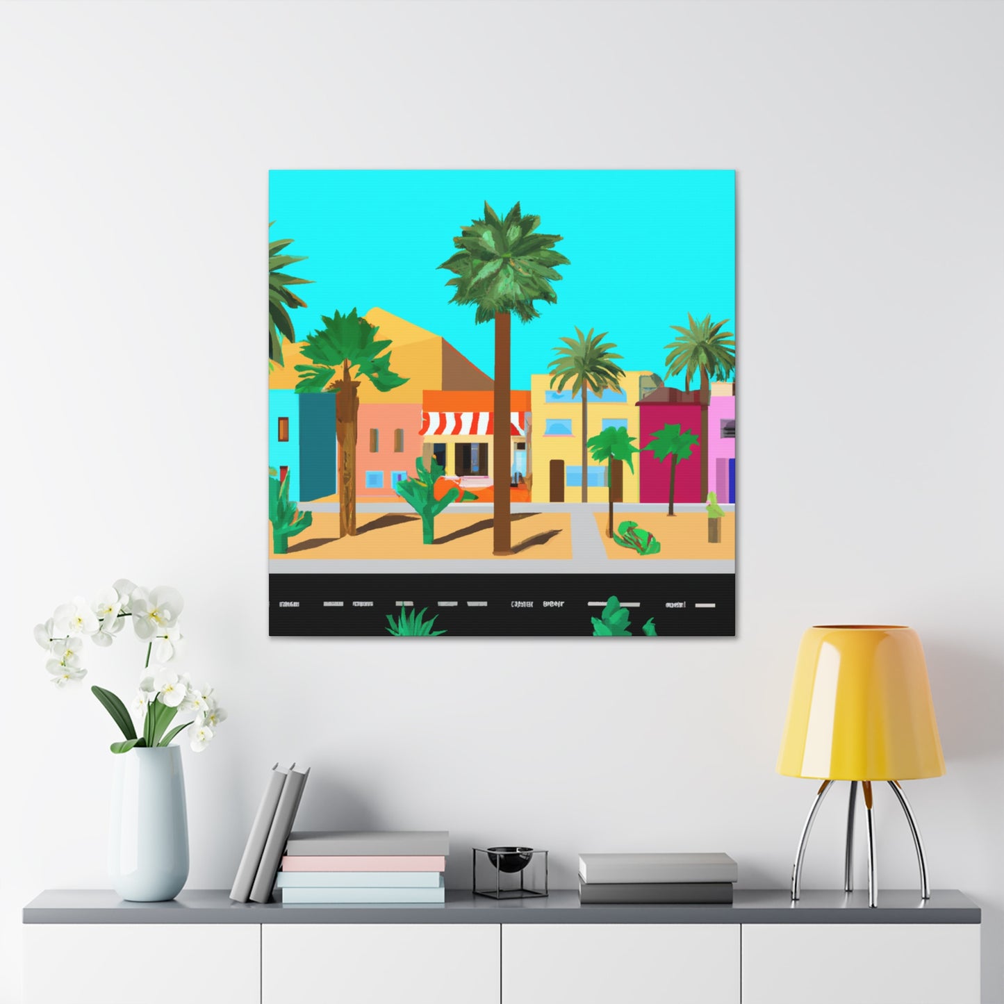 Desert Shadow - Architectural - Canvas