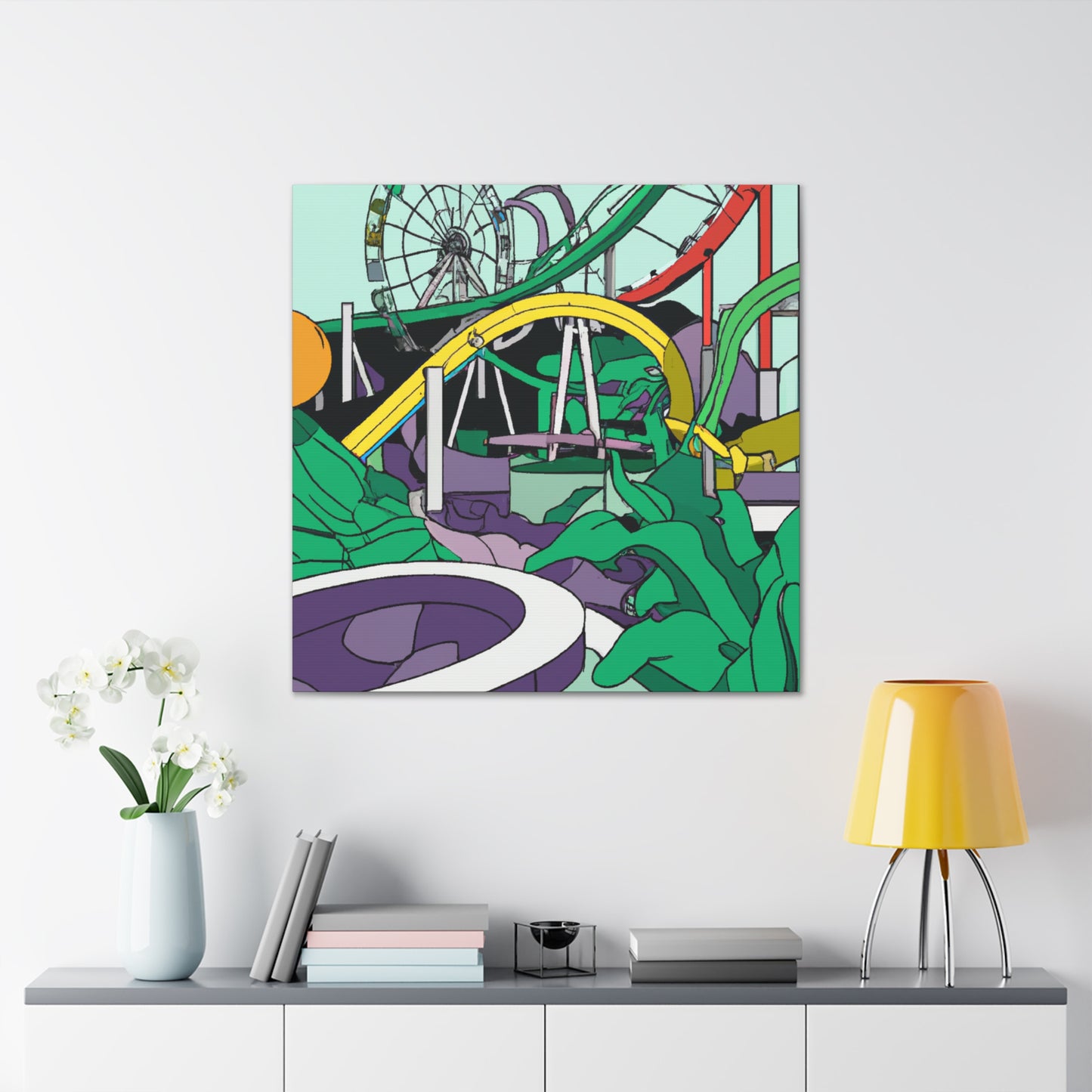 Floradise Landscape - Canvas