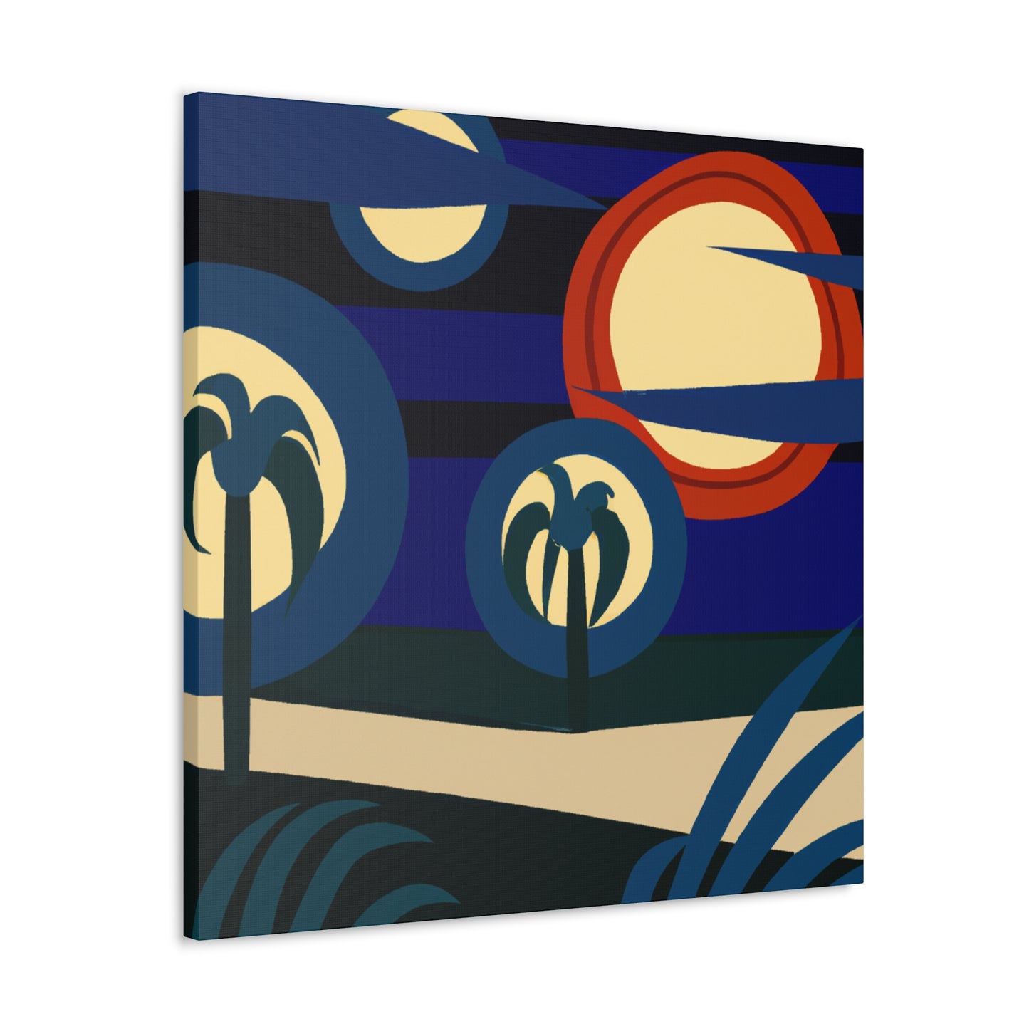 Vibrant Spheres- Midcentury - Canvas