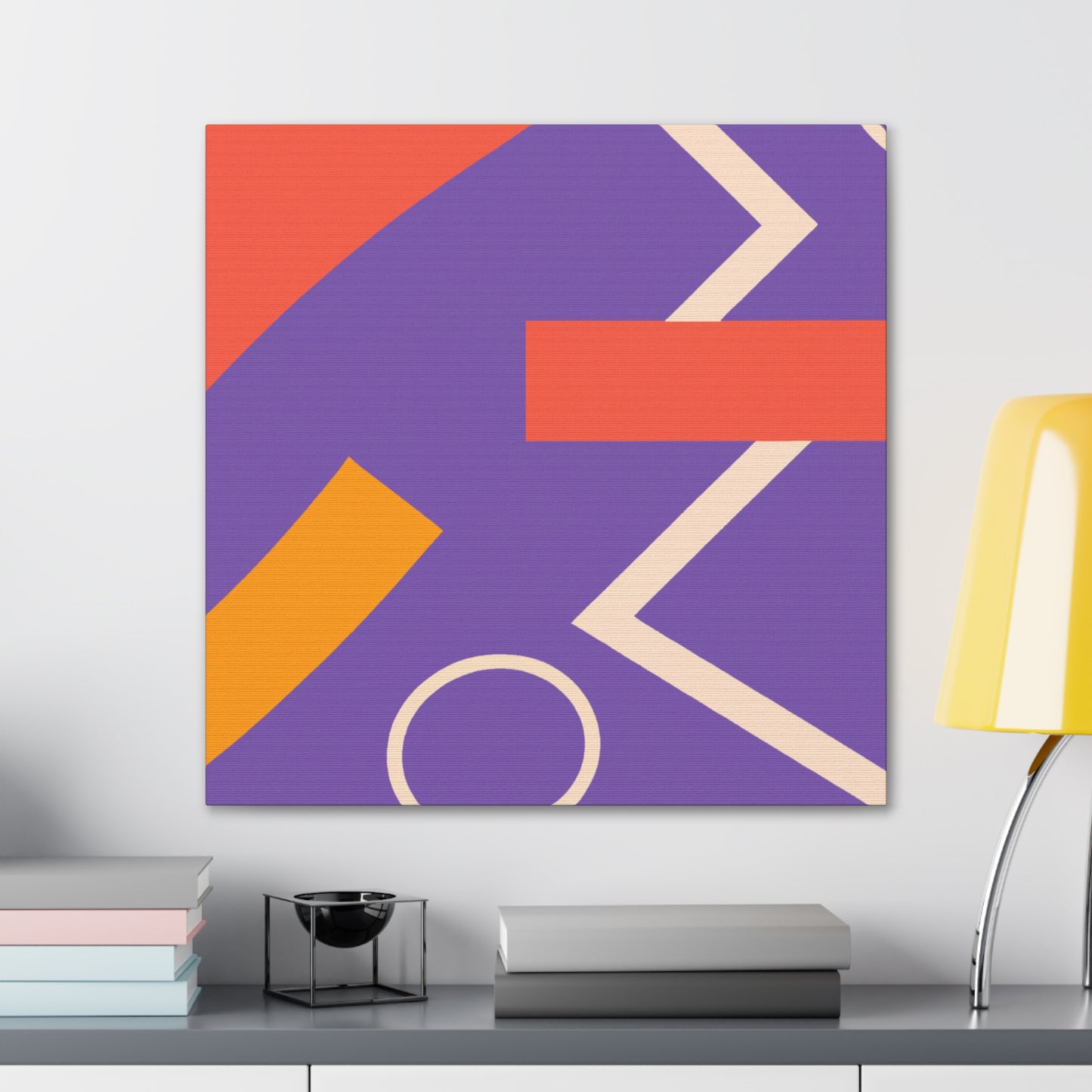 "Dancing Light - Midcentury" - Canvas