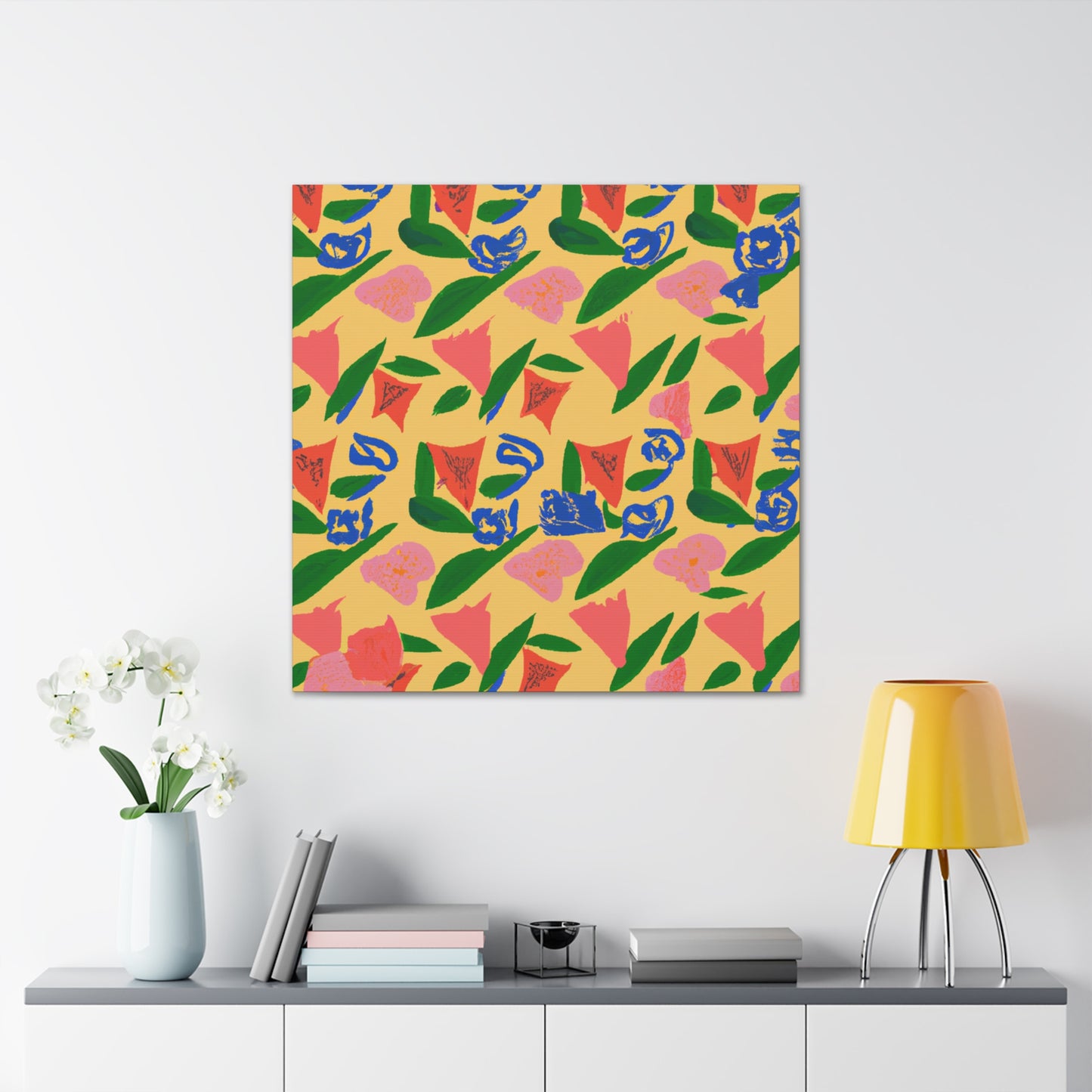 Primrose - Floral - Canvas