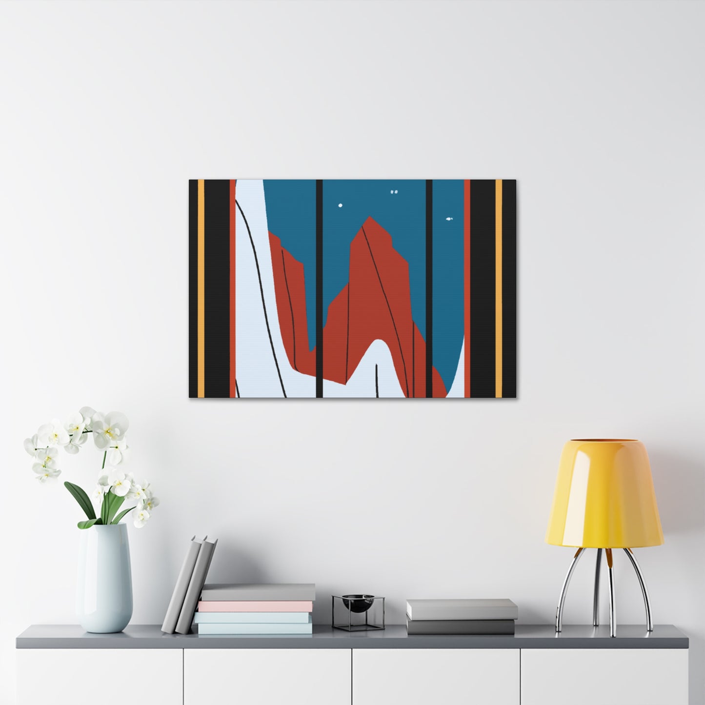 Metropolitan Melange - Midcentury - Canvas