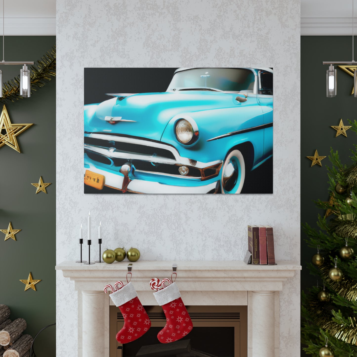"Marine Marvel" - Automobile Canvas