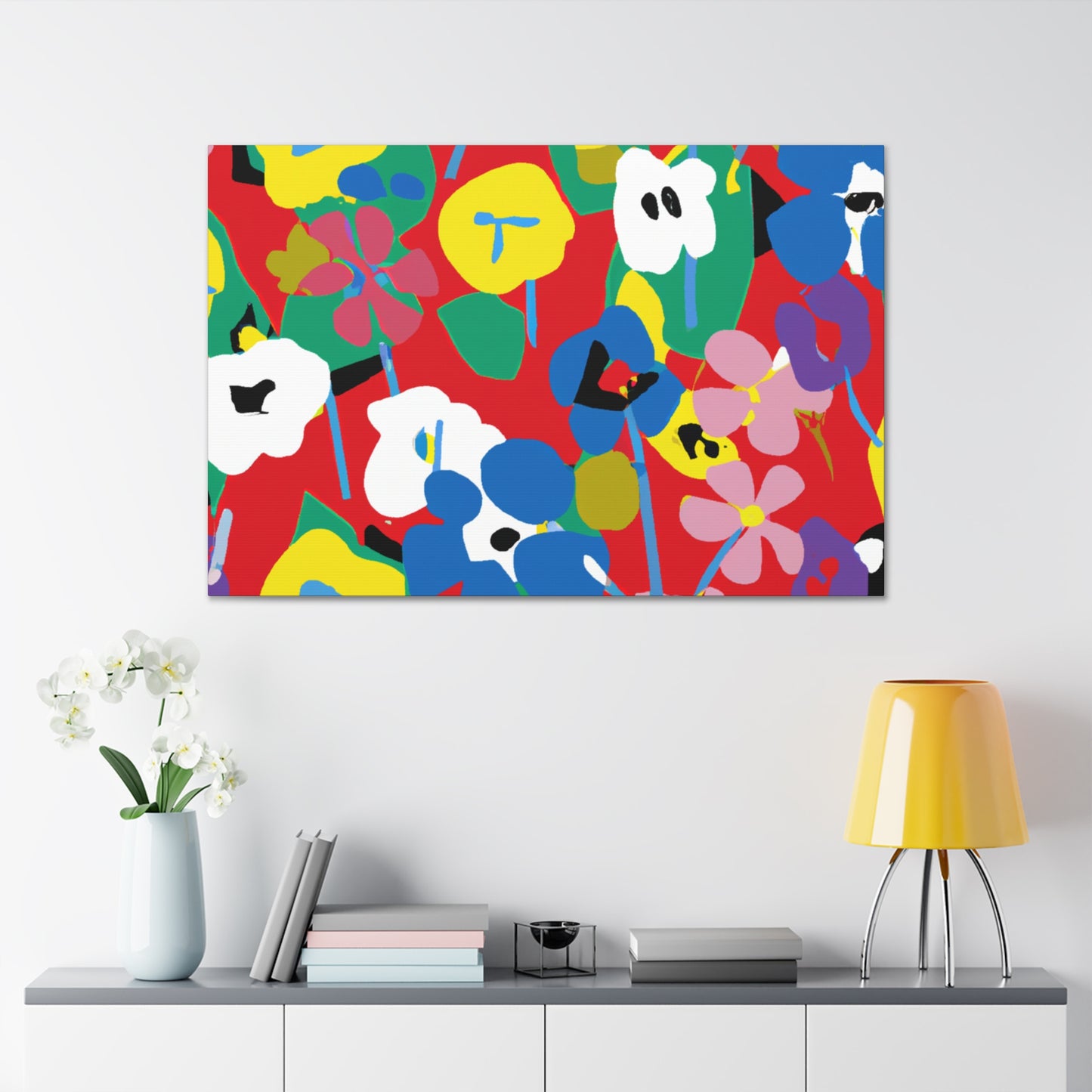 Flower Fairy Adventures - Floral Canvas