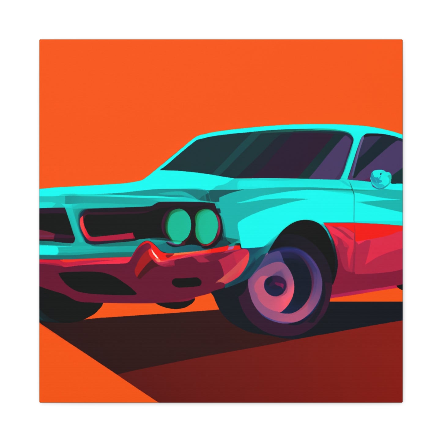 Old Fireball - Automobile - Canvas