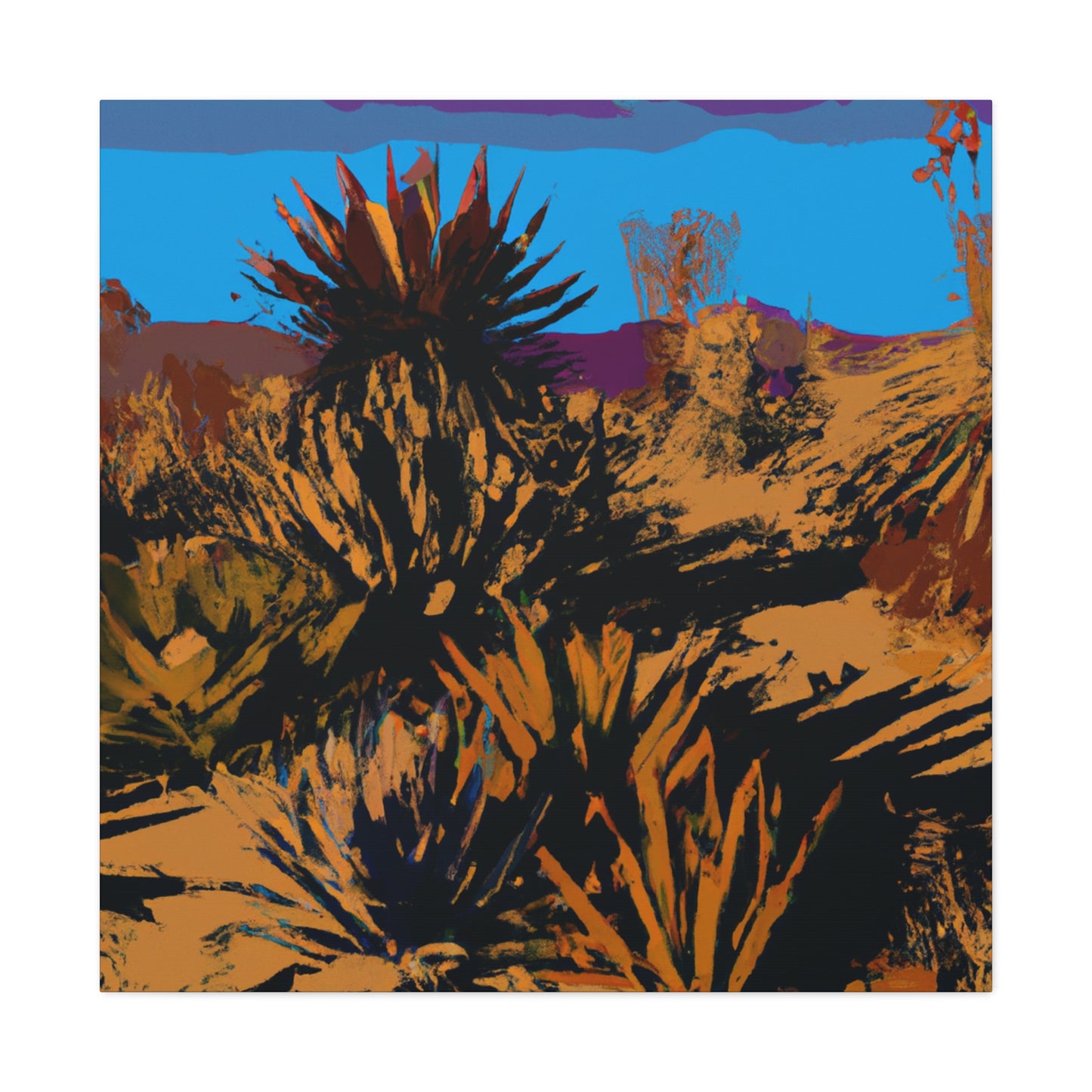 Sandmoon Landscape - Canvas - Desertt