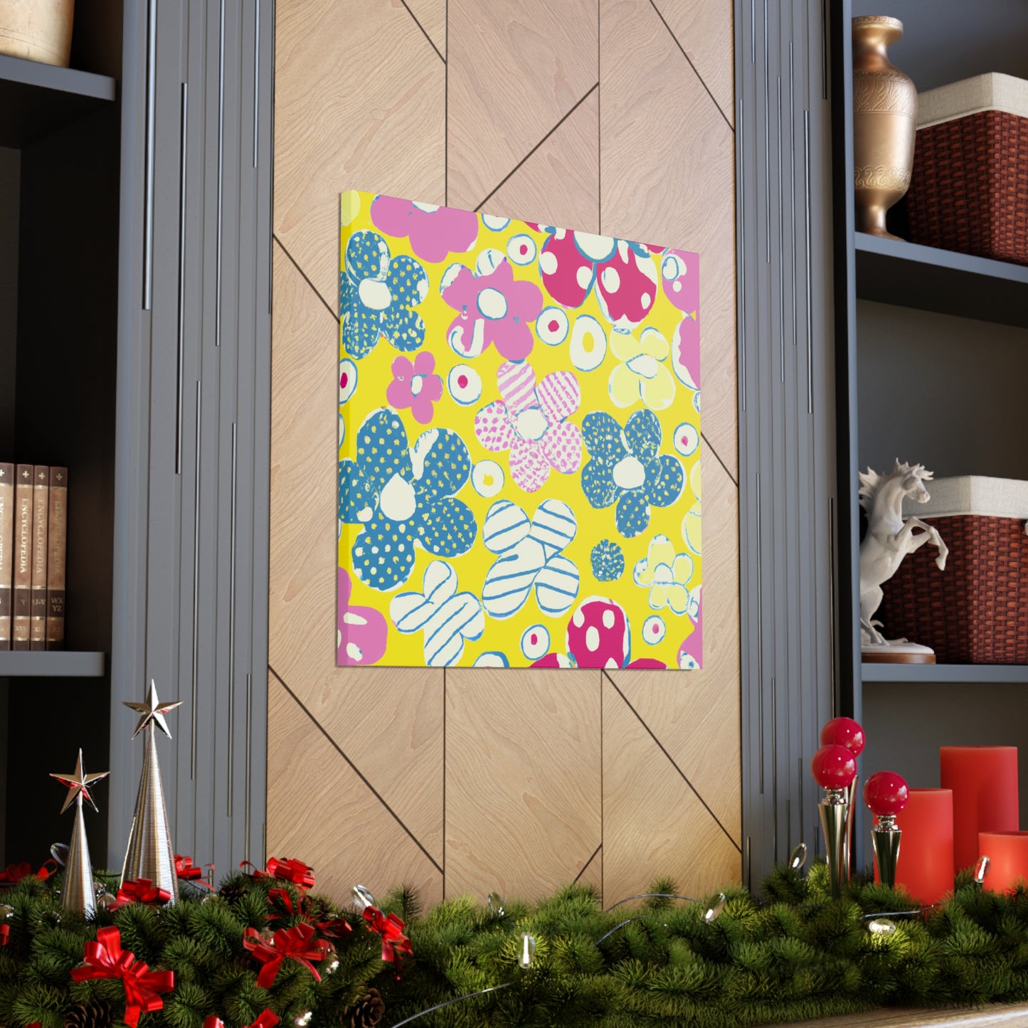 Amaranthine Blooms. - Floral Canvas