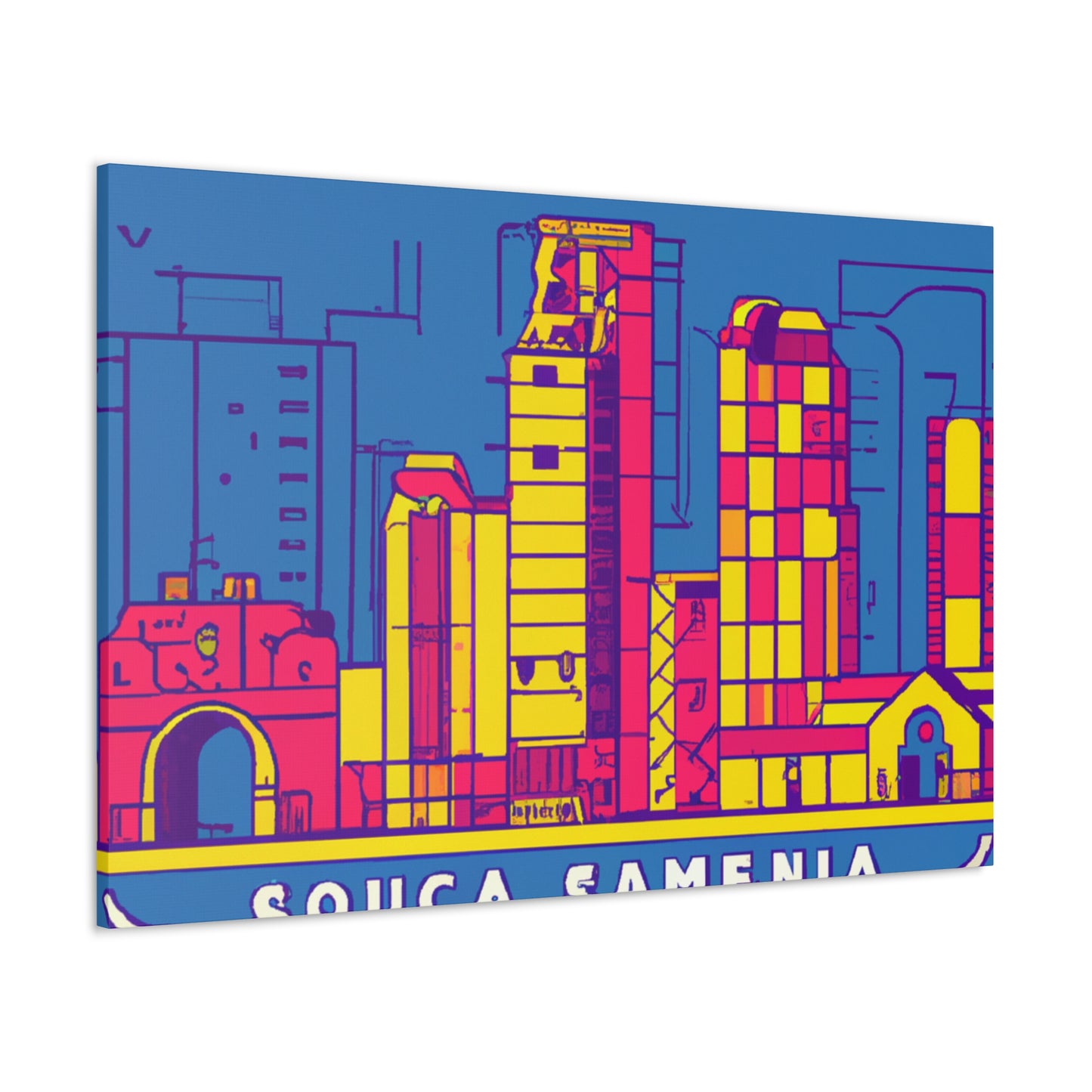 Salone del Sur - South America - Canvas