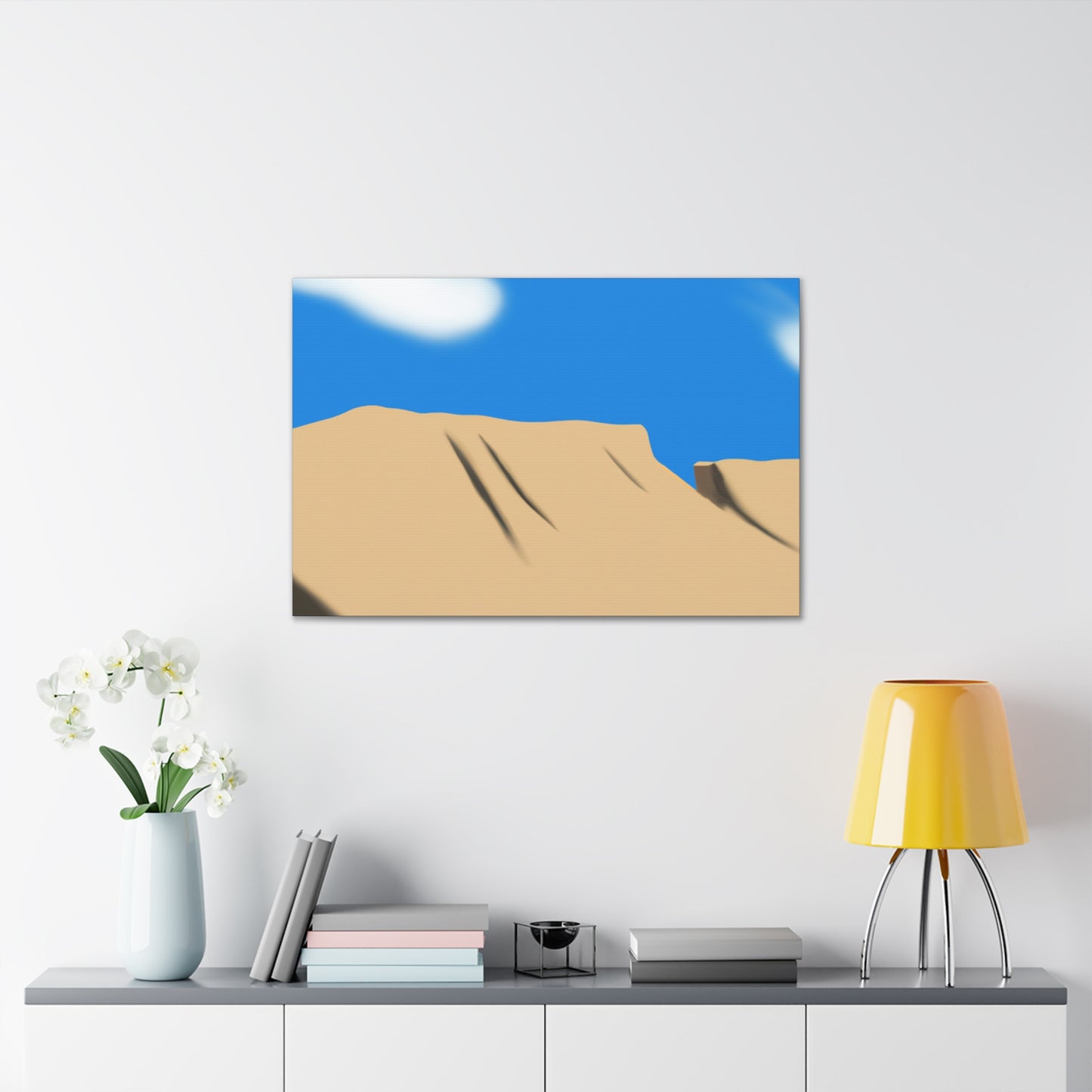 Sahara Oasis - Landscape - Canvas