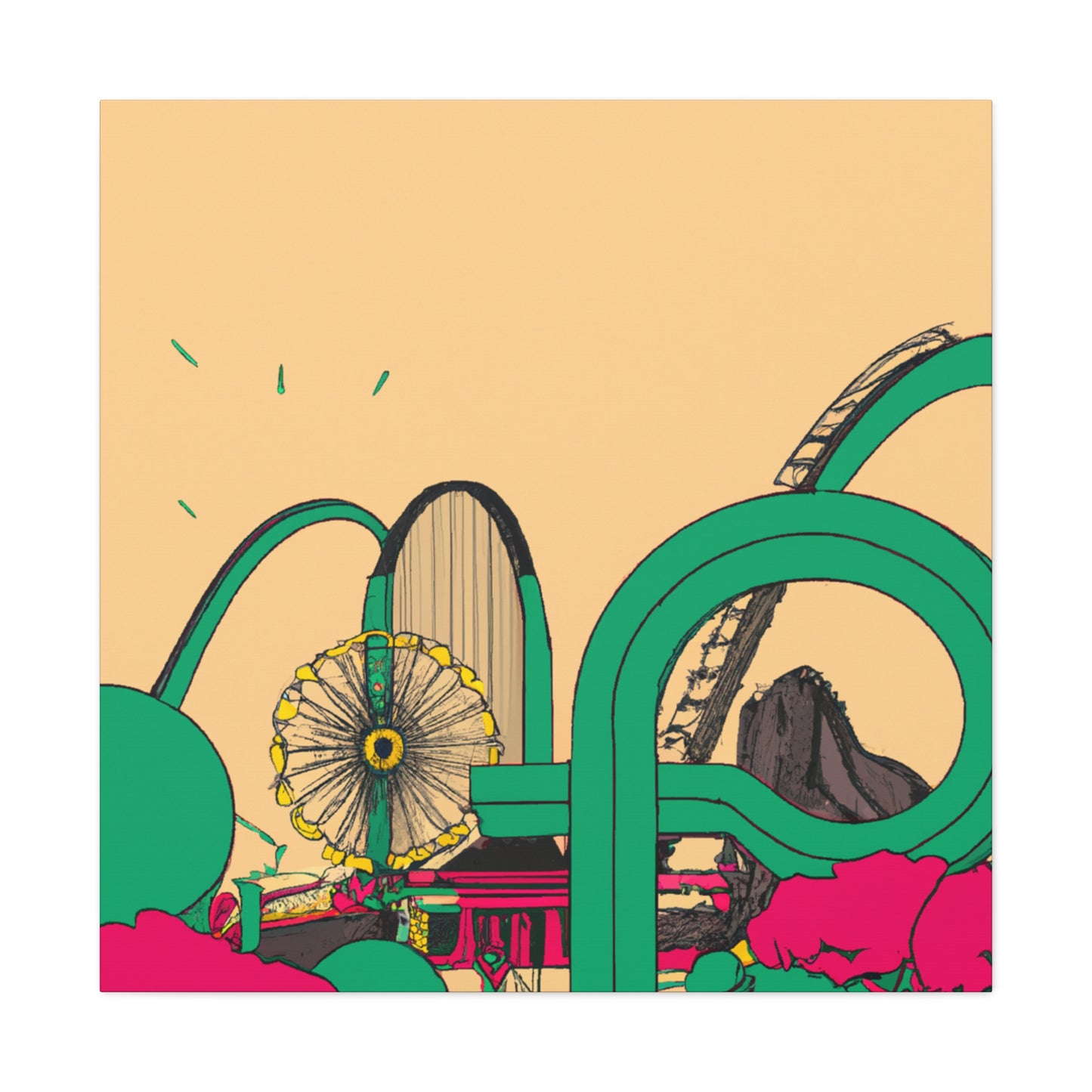Tikitopia - Amusement - Canvas