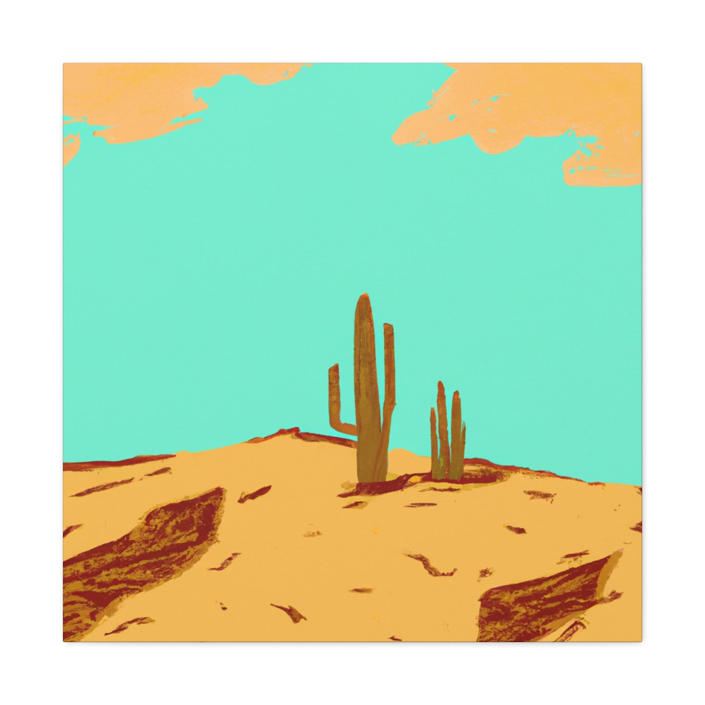 Grand Regency - Vintage Contemporary - Desert - Canvas
