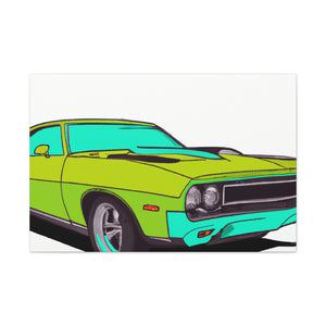 Blastin' Bomber - Automobile - Canvas