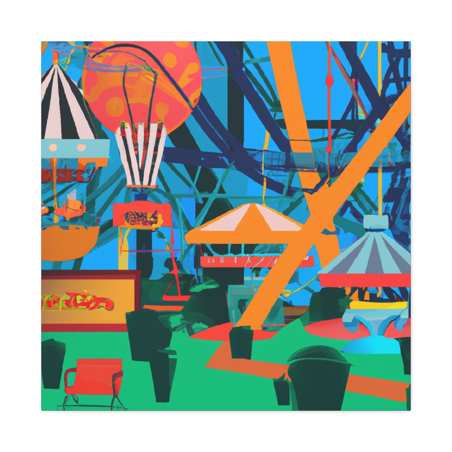 Greenshed - Landscape - Amusement - Canvas