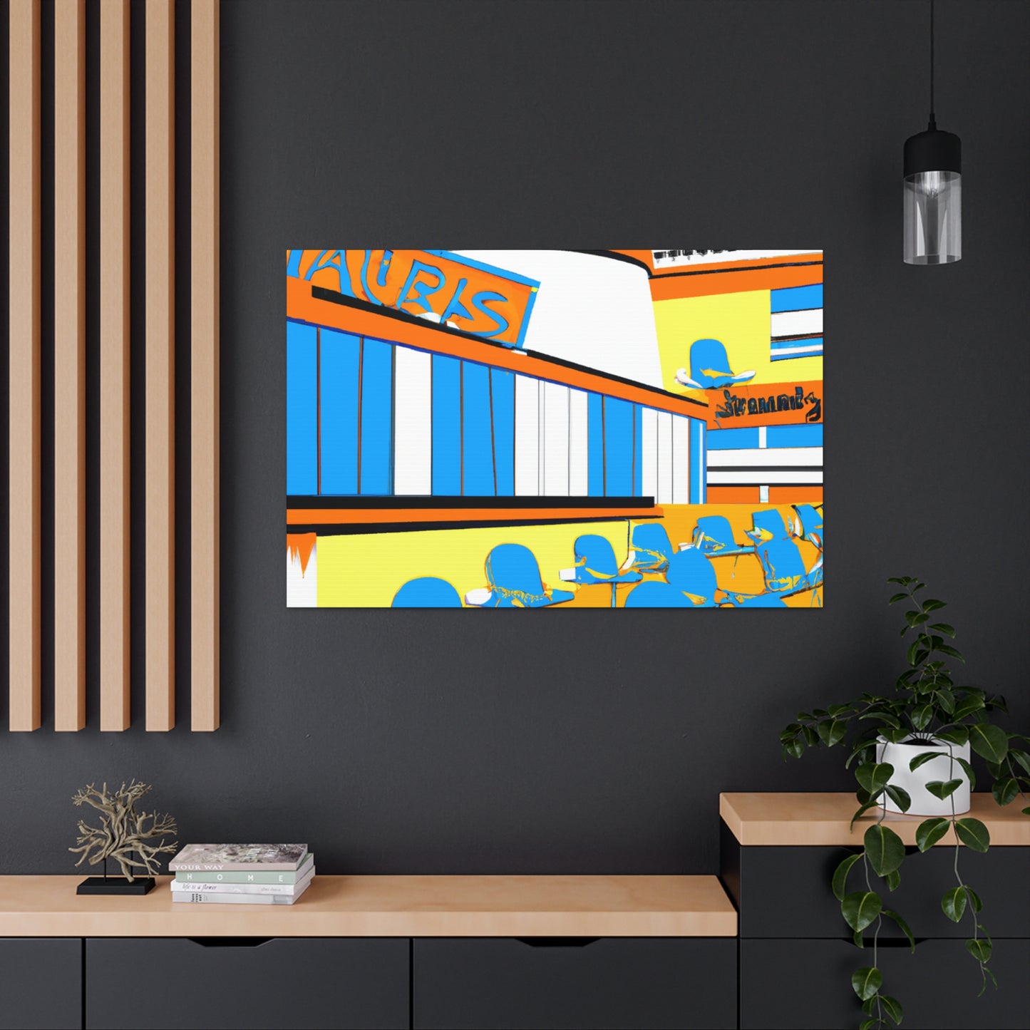 Moxie's Jukebox Jamboree - Canvas - Pop Art