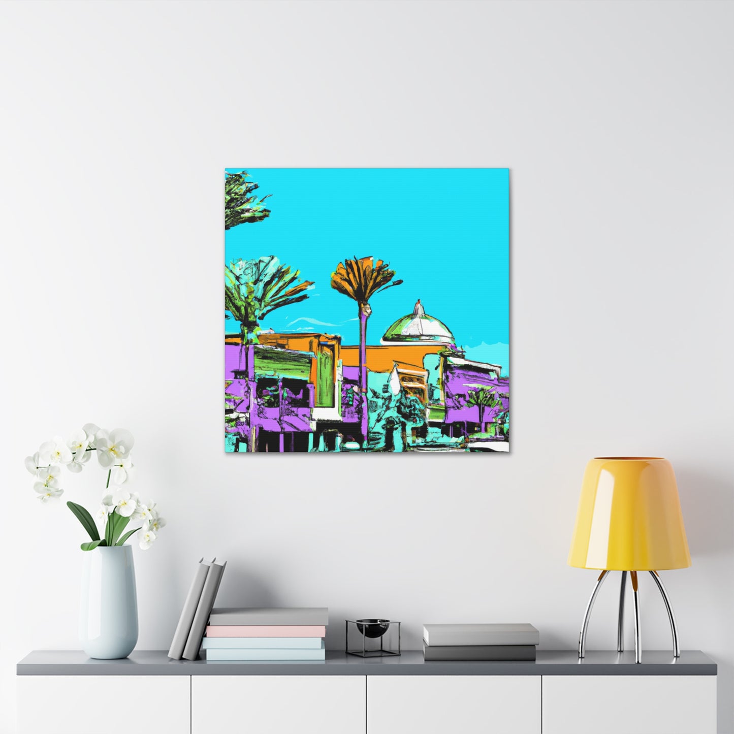 Oasisville - Architectural - Canvas