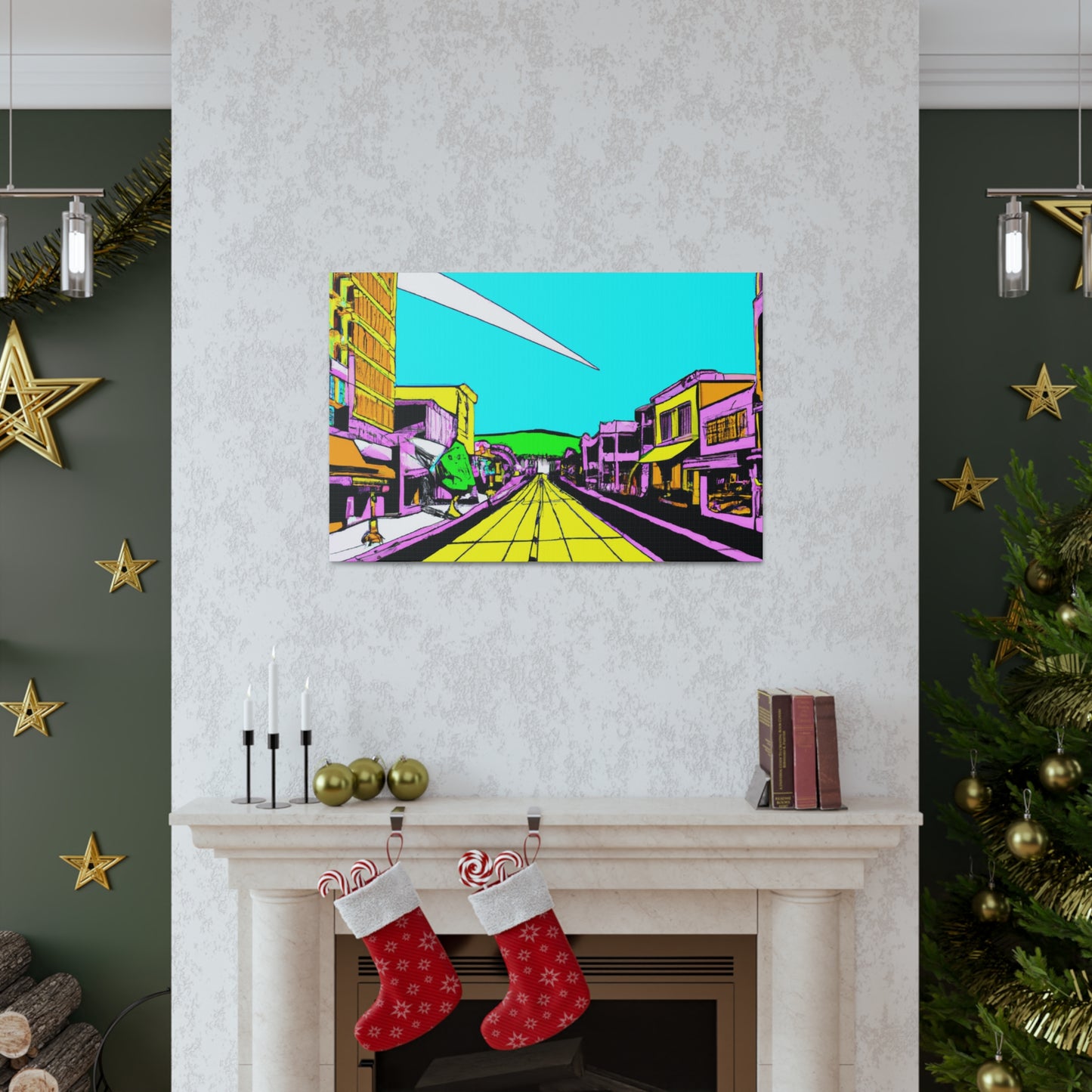 Sunset Blvd - Canvas Pop Art