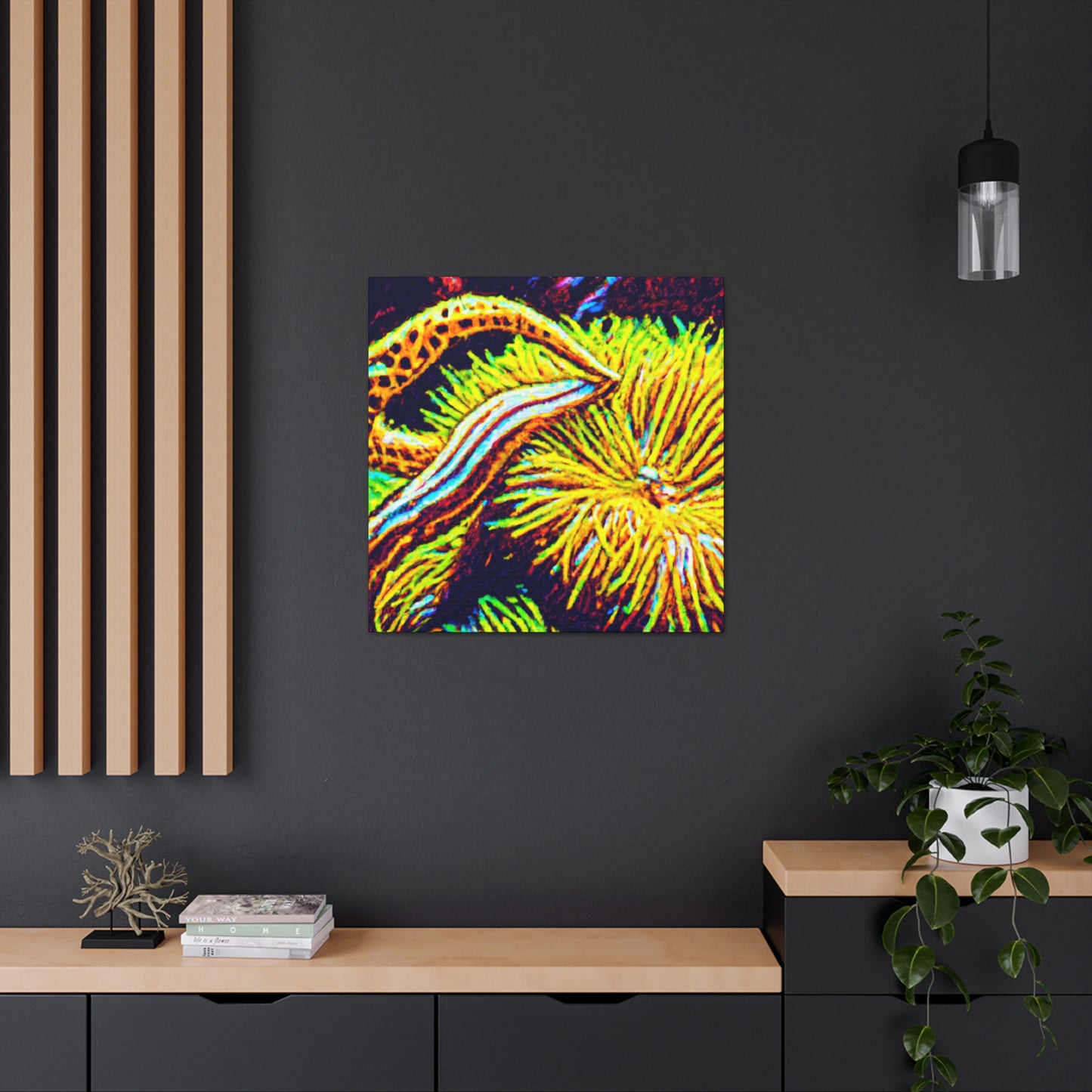 "Coastal Promenade" - Underwater Canvas