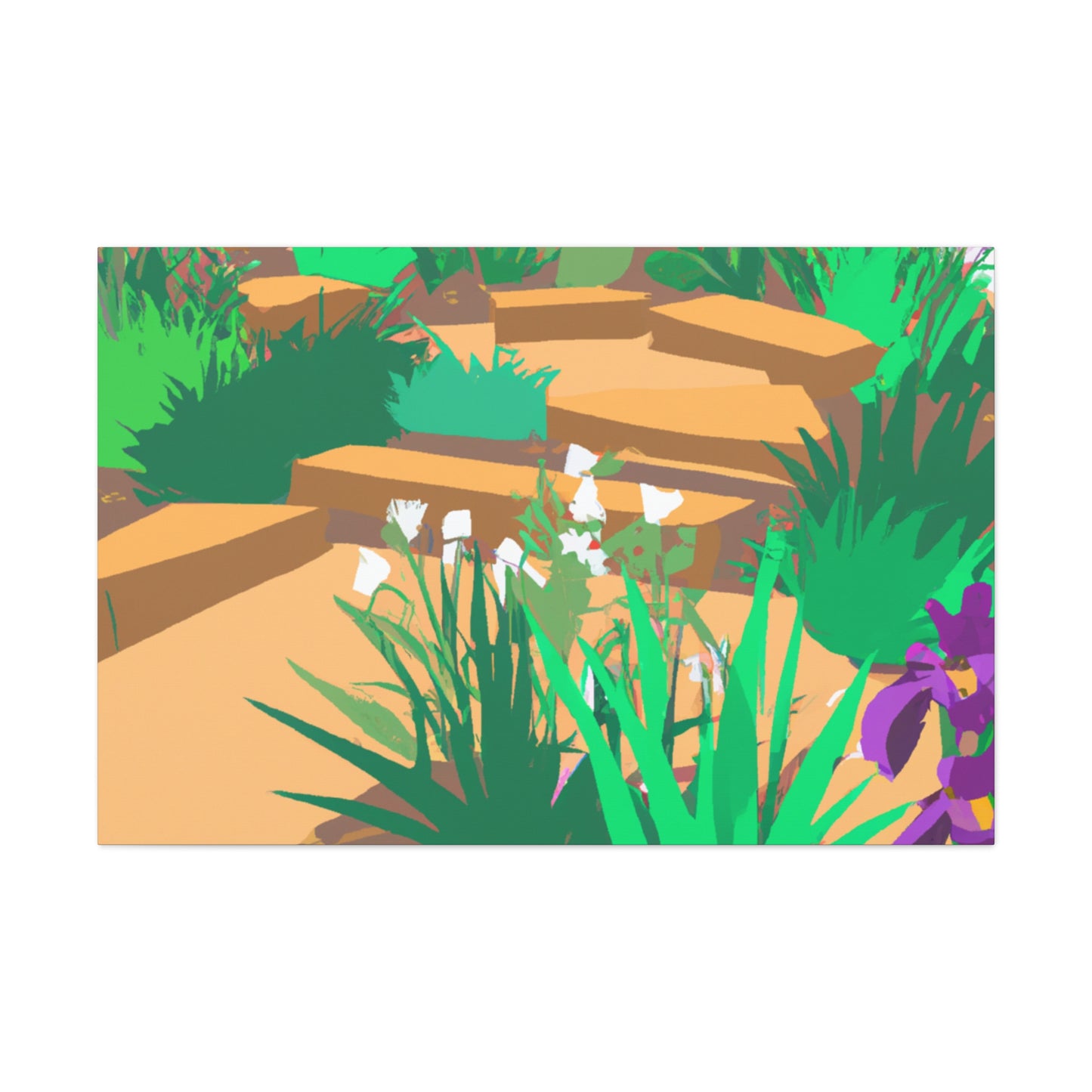 Zenflower Landscape - Canvas