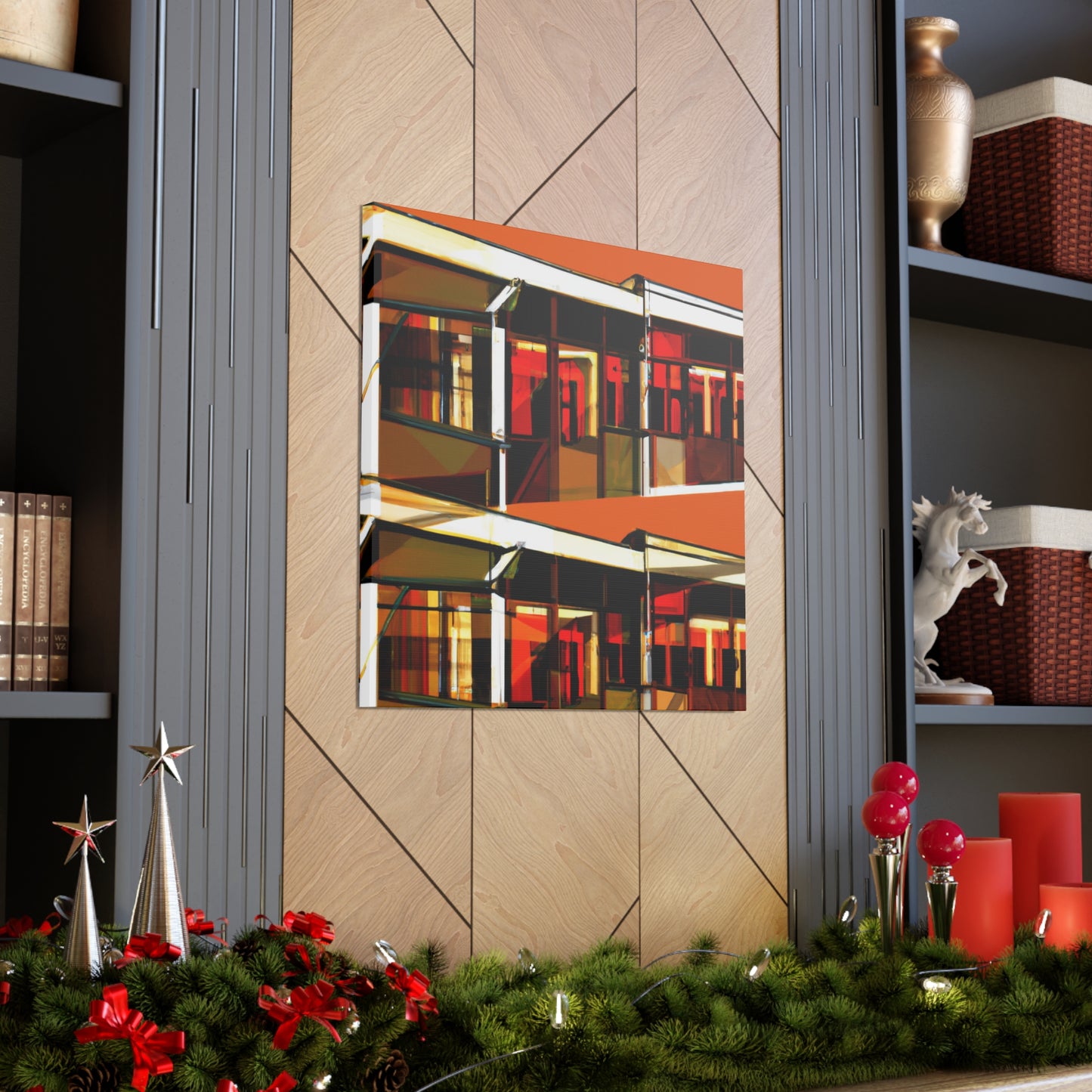 Burnt Windows - Canvas - Architectural