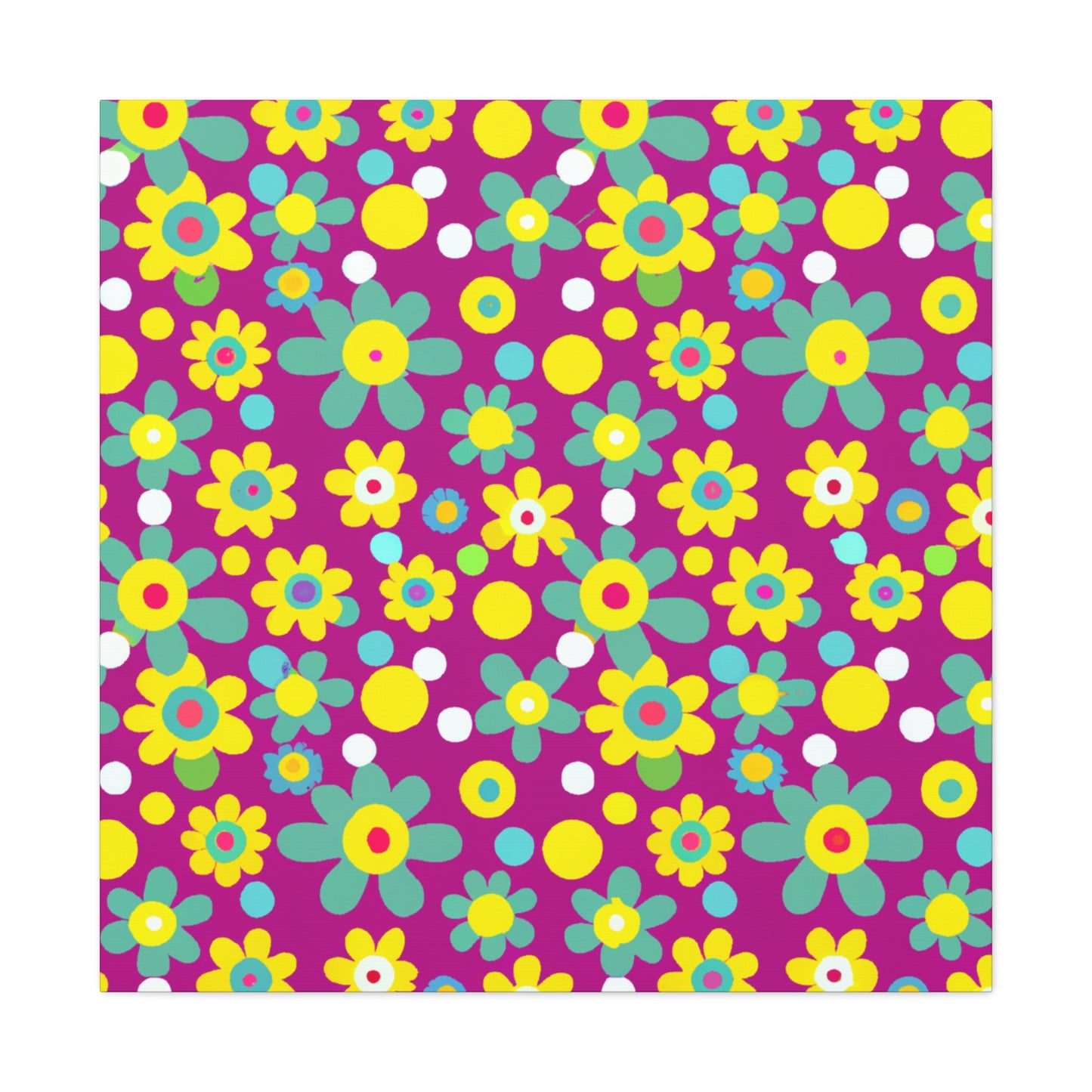 Blissful Daisies - Floral - Canvas