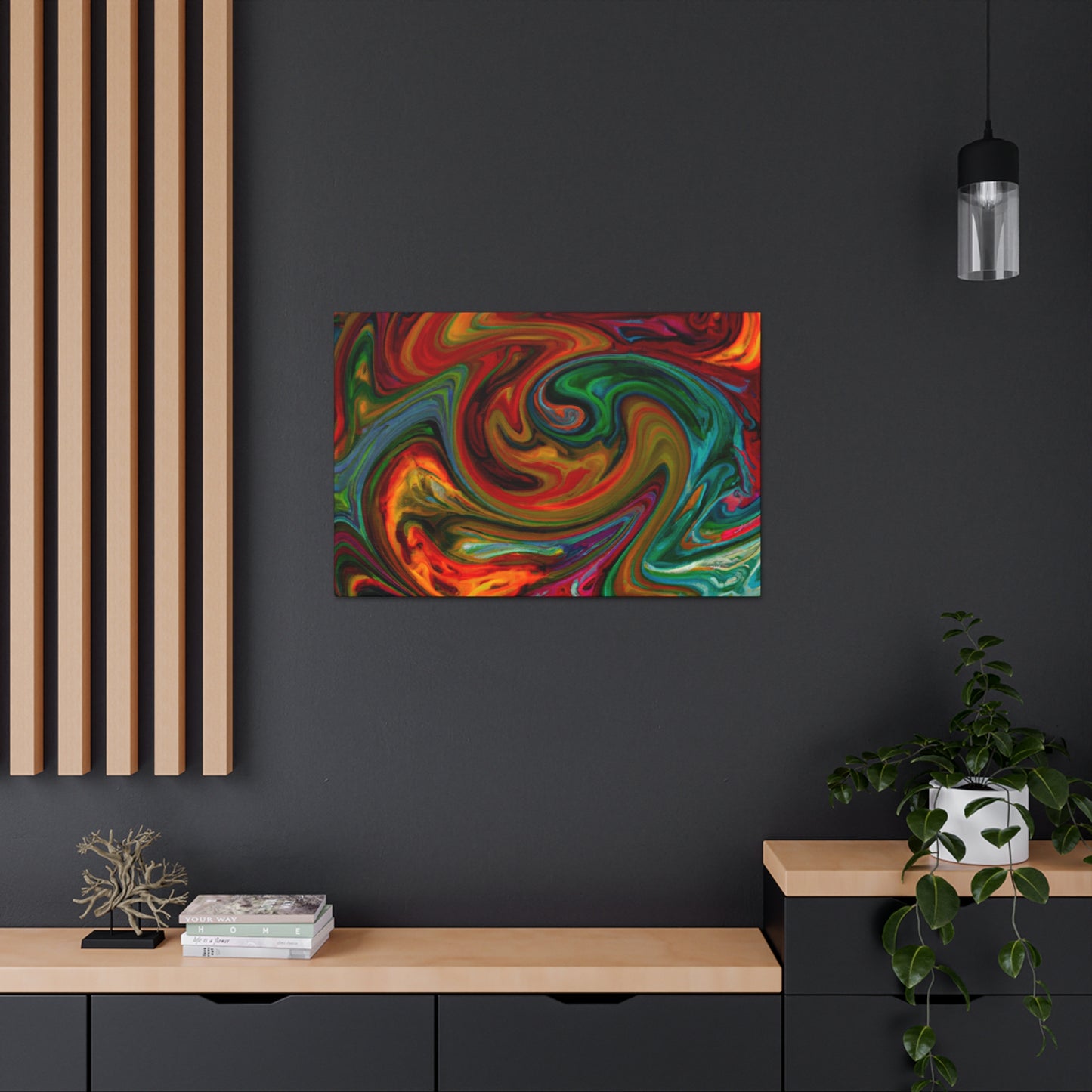 Heated - Canvas - Abstract