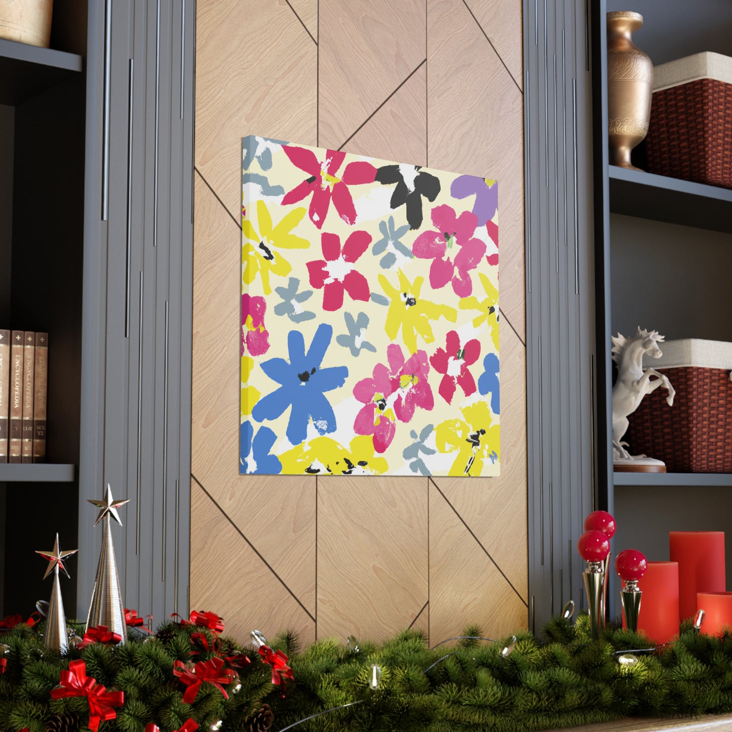 "Seeded with Love" - Floral Canvas