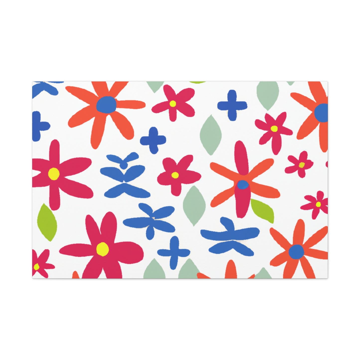 Blooming Joyfulness - Floral Canvas