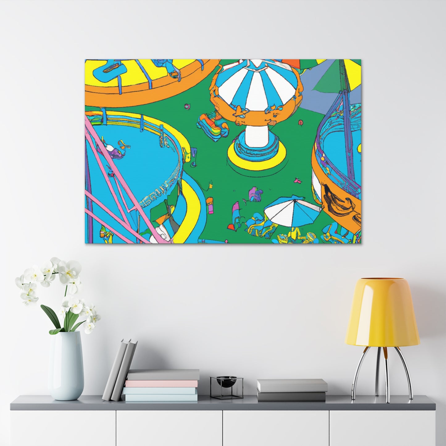 Fantastic Frontier - Amusement - Canvas