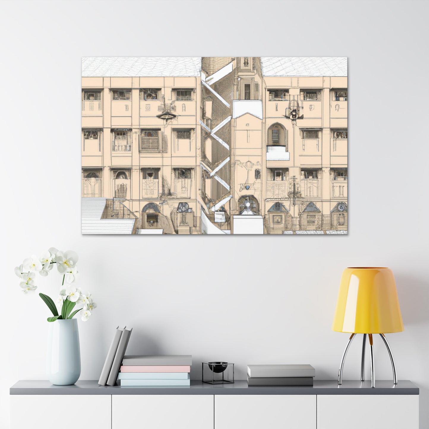 Corinne de Poitiers - Canvas - Architectural
