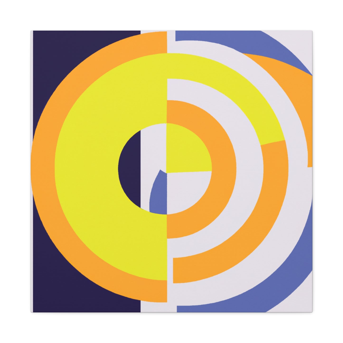 Collision of Color - Midcentury - Canvas