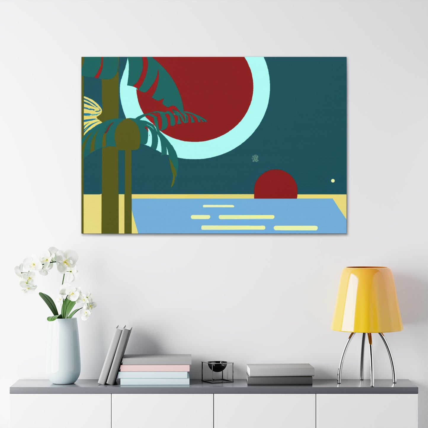 Fruitful Flickertail - Midcentury Canvas